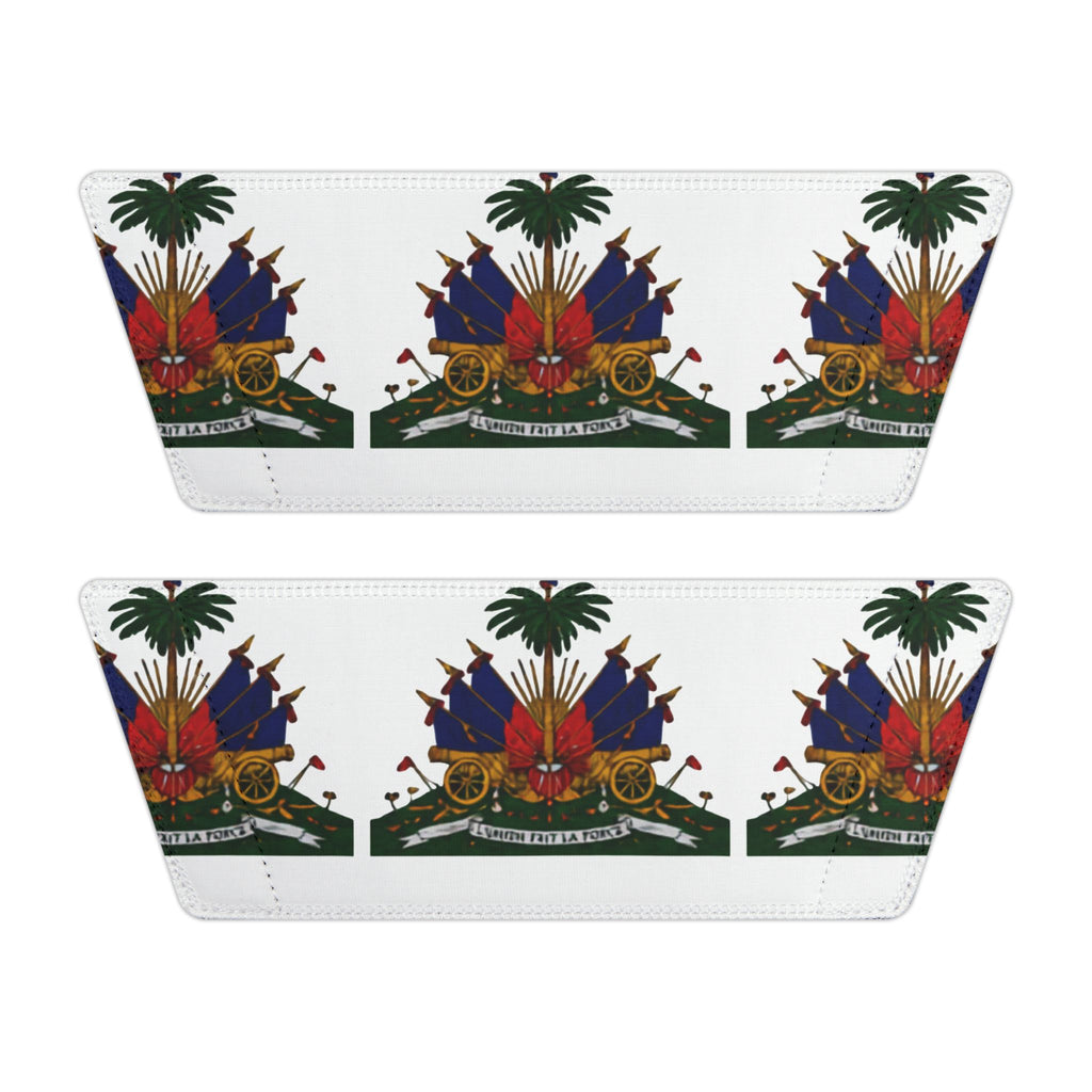 Slide Sandals with Haitian Coat of Arms Design — Men’s Removable‑Strap Slides