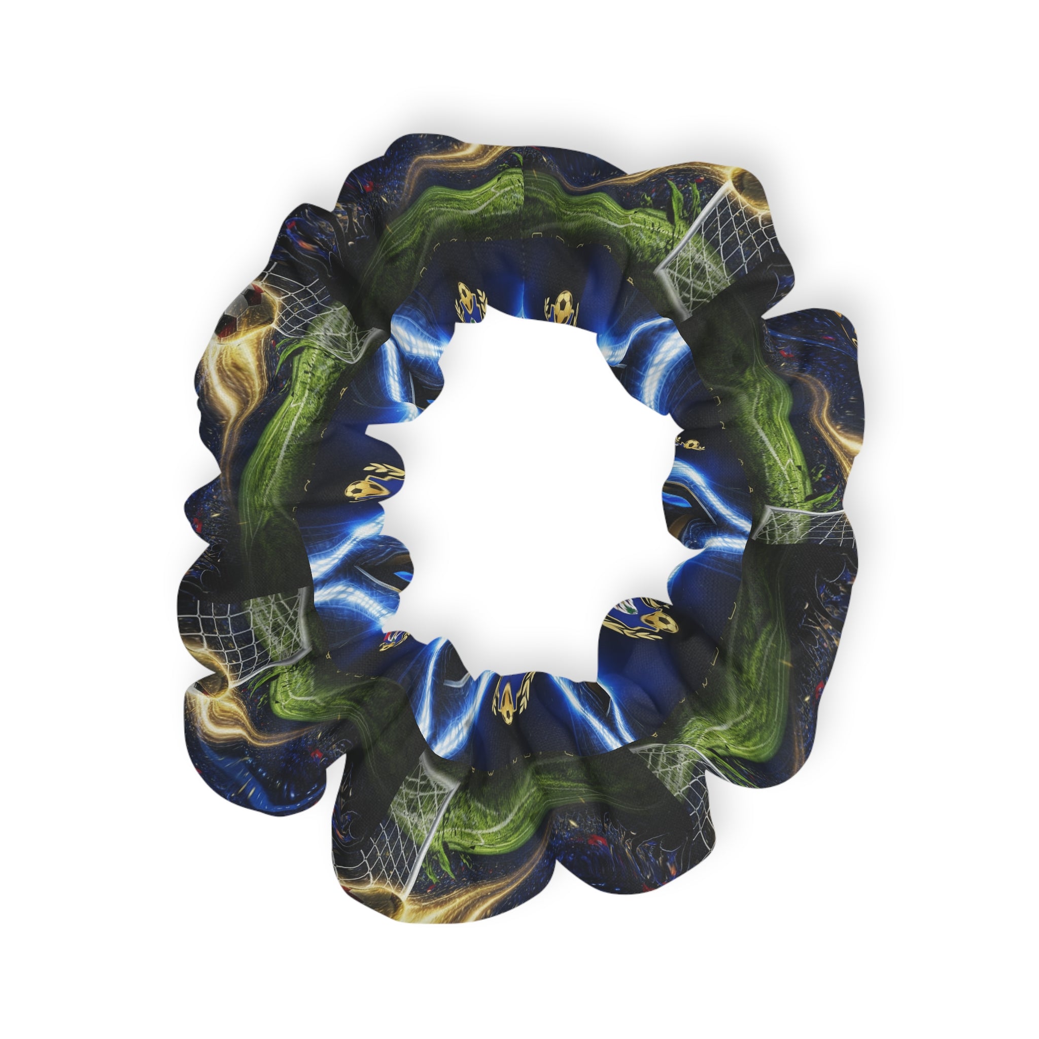 Vintage Arcade Game Scrunchie – Retro Gaming Hair Accessory