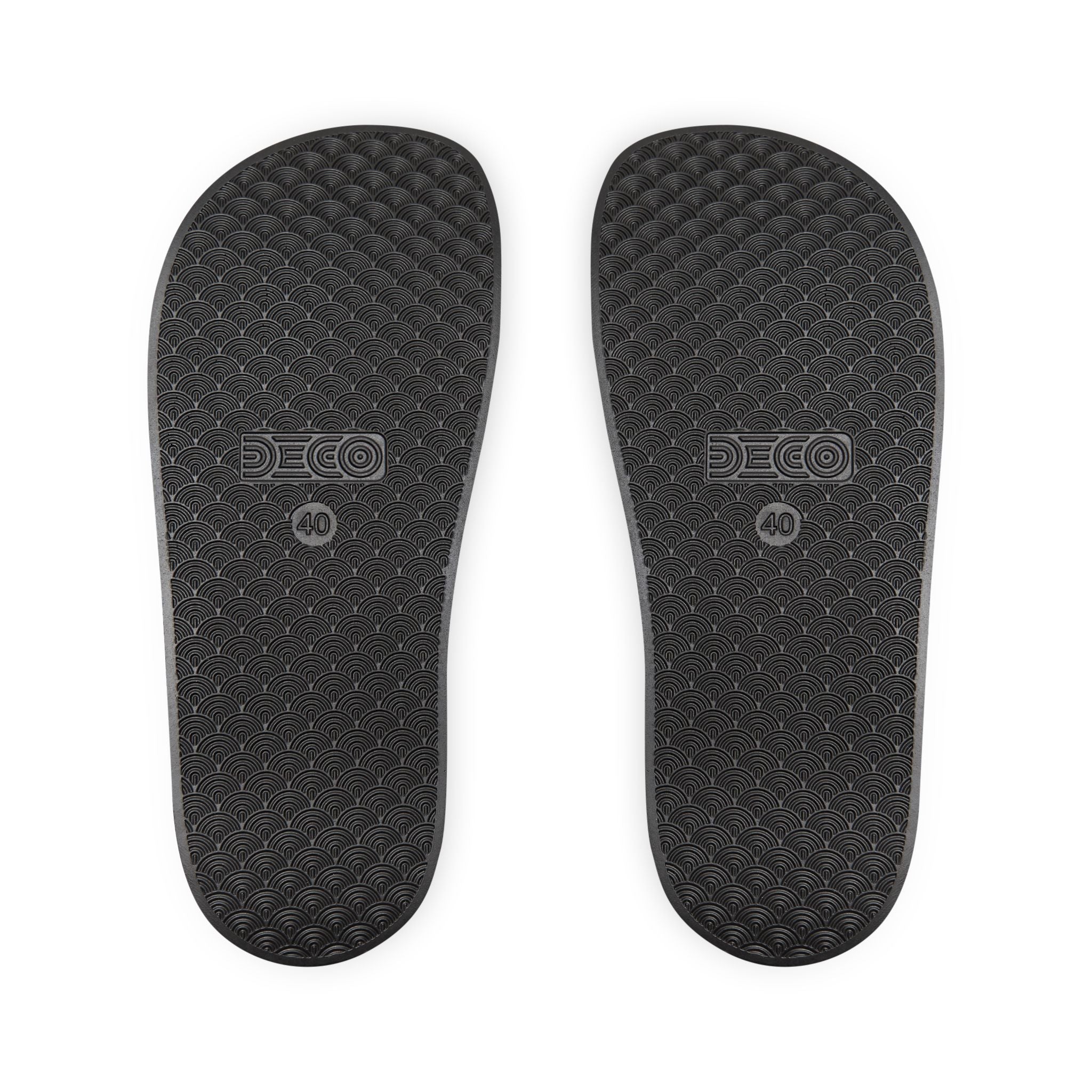 Slides — Haiti Soccer Stadium Graphic Adjustable Strap Sandals
