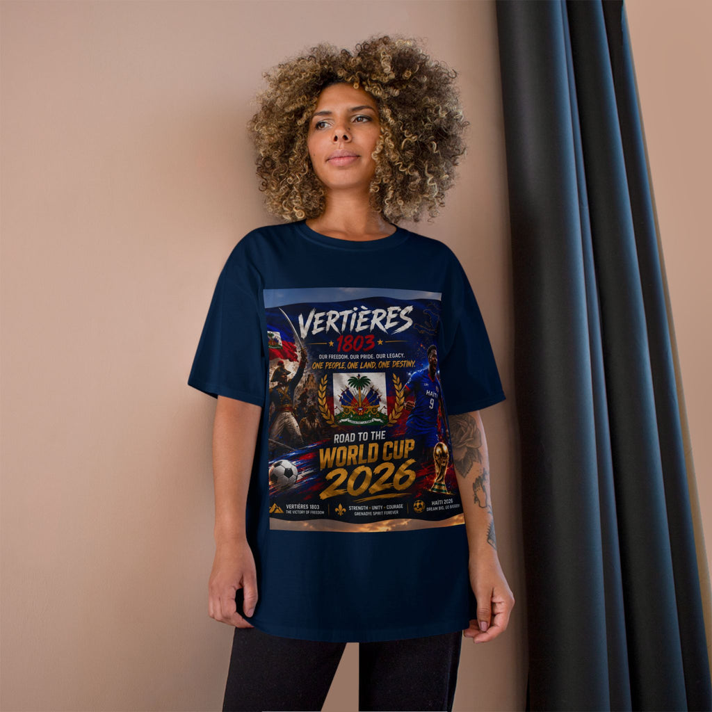 Vertières 1803 World Cup 2026 T-Shirt — Haiti Football Champion Tee