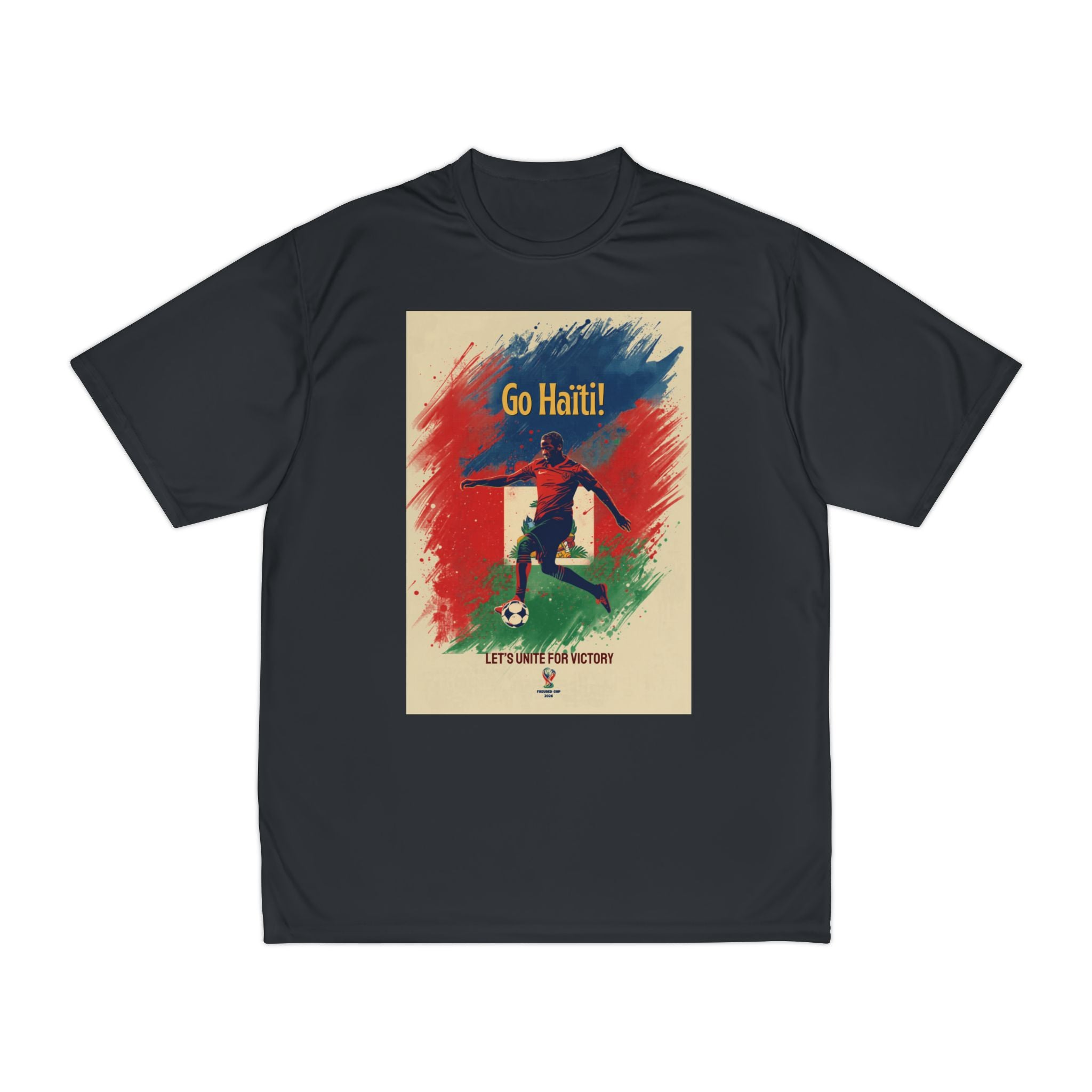 Go Haiti Soccer T‑Shirt — Men’s Performance Football Tee