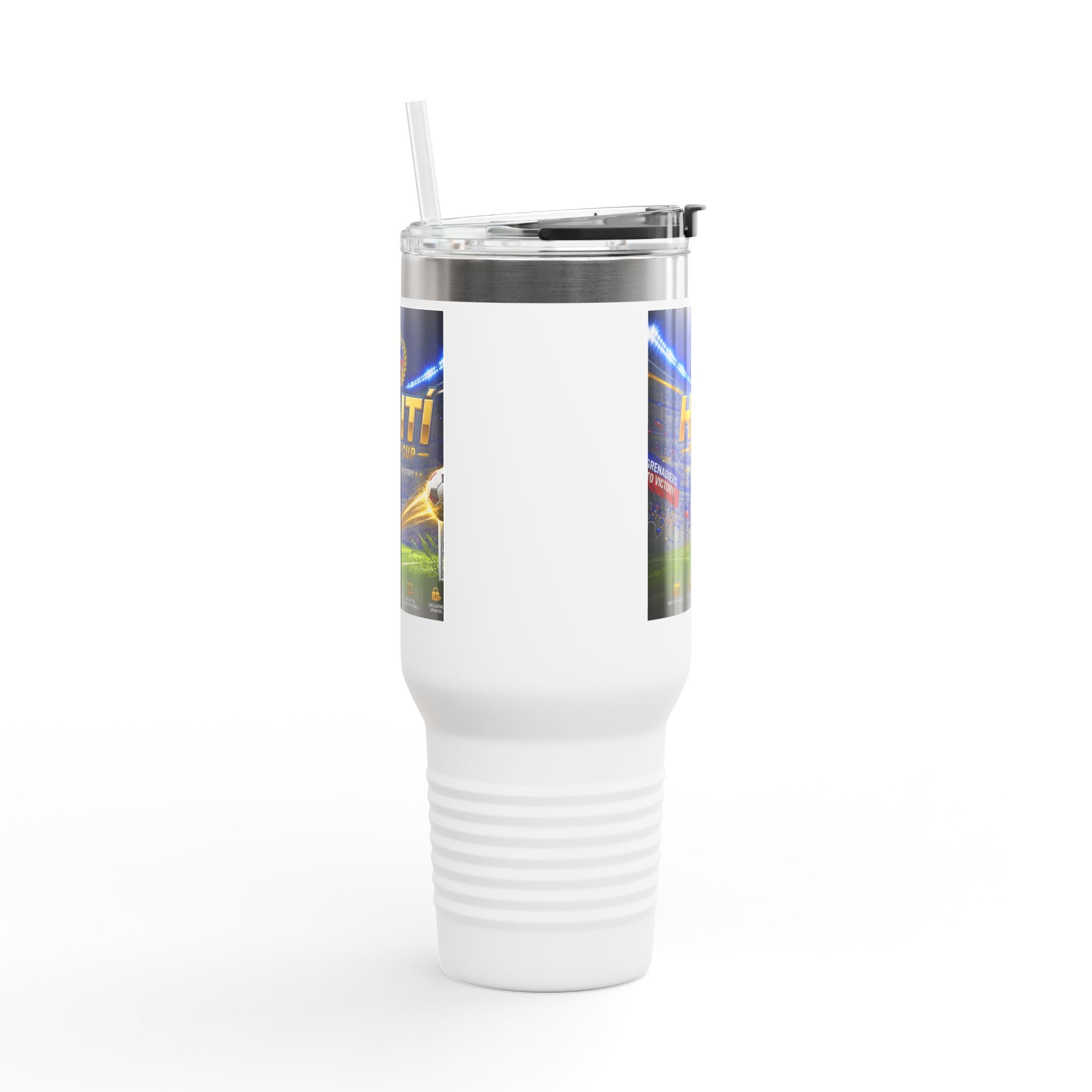 Haiti World Cup 40oz Insulated Travel Mug — Sports Fan Tumbler