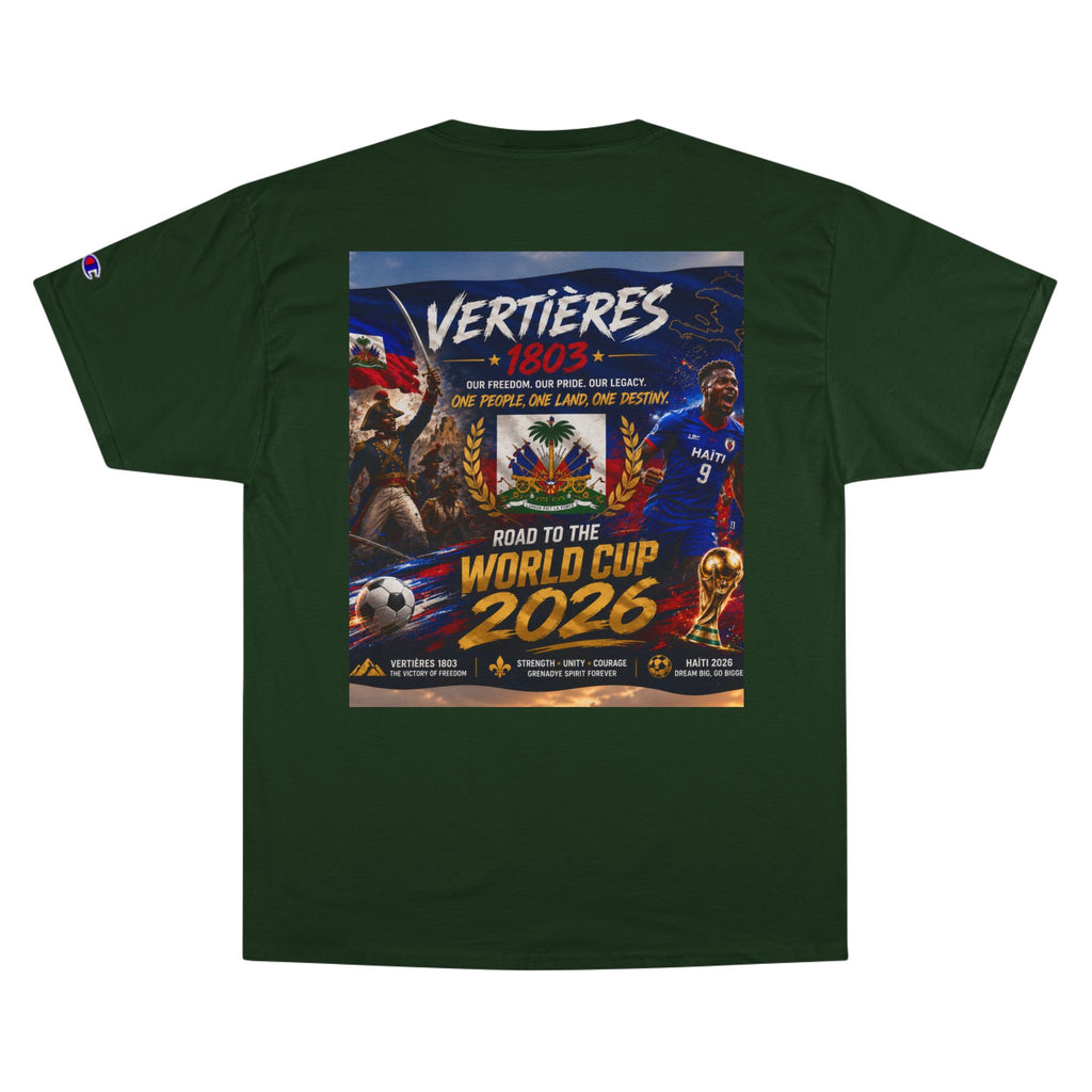 Vertières 1803 Champion T-Shirt – Haiti Road to the World Cup 2026 Soccer Tee