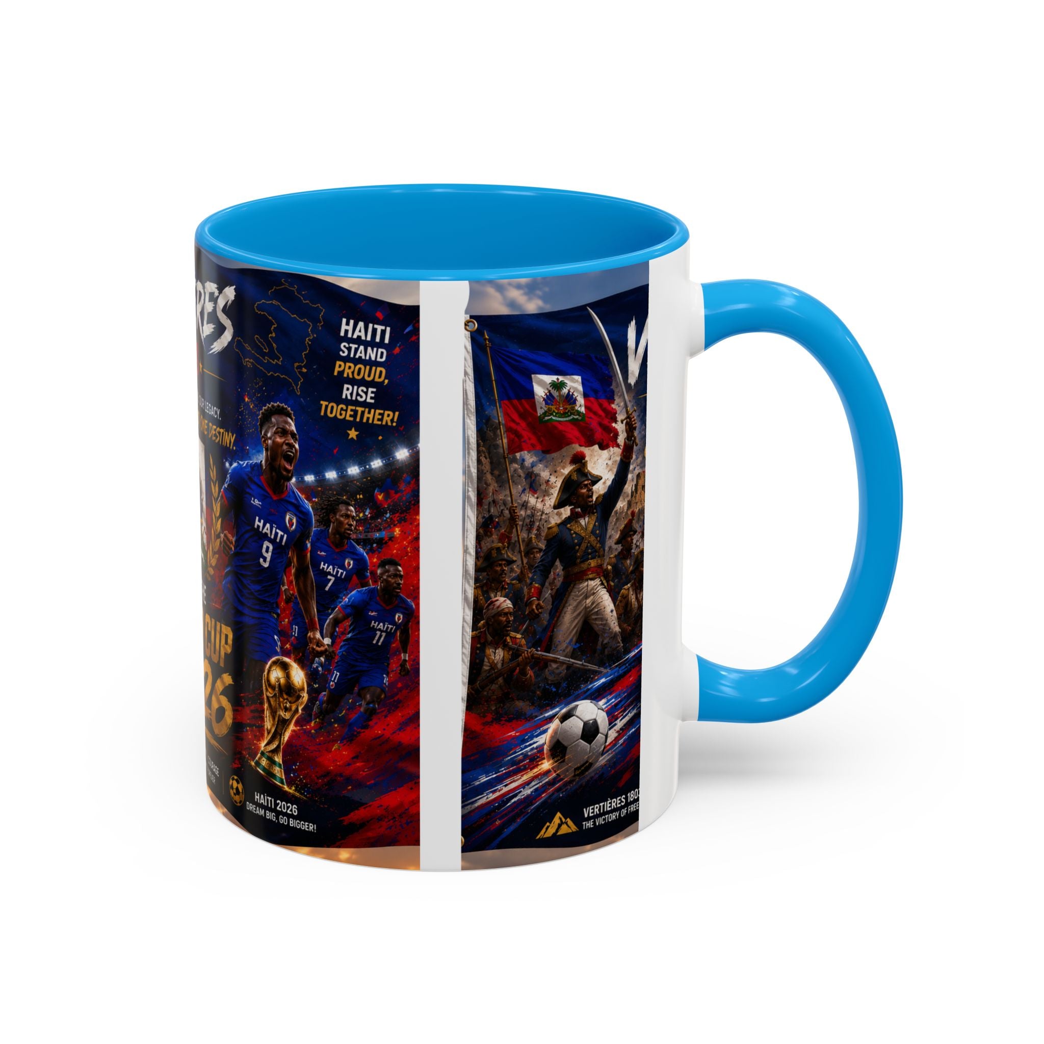 Haiti World Cup 2026 Coffee Mug (11oz/15oz) — Vertières Soccer Fan Gift