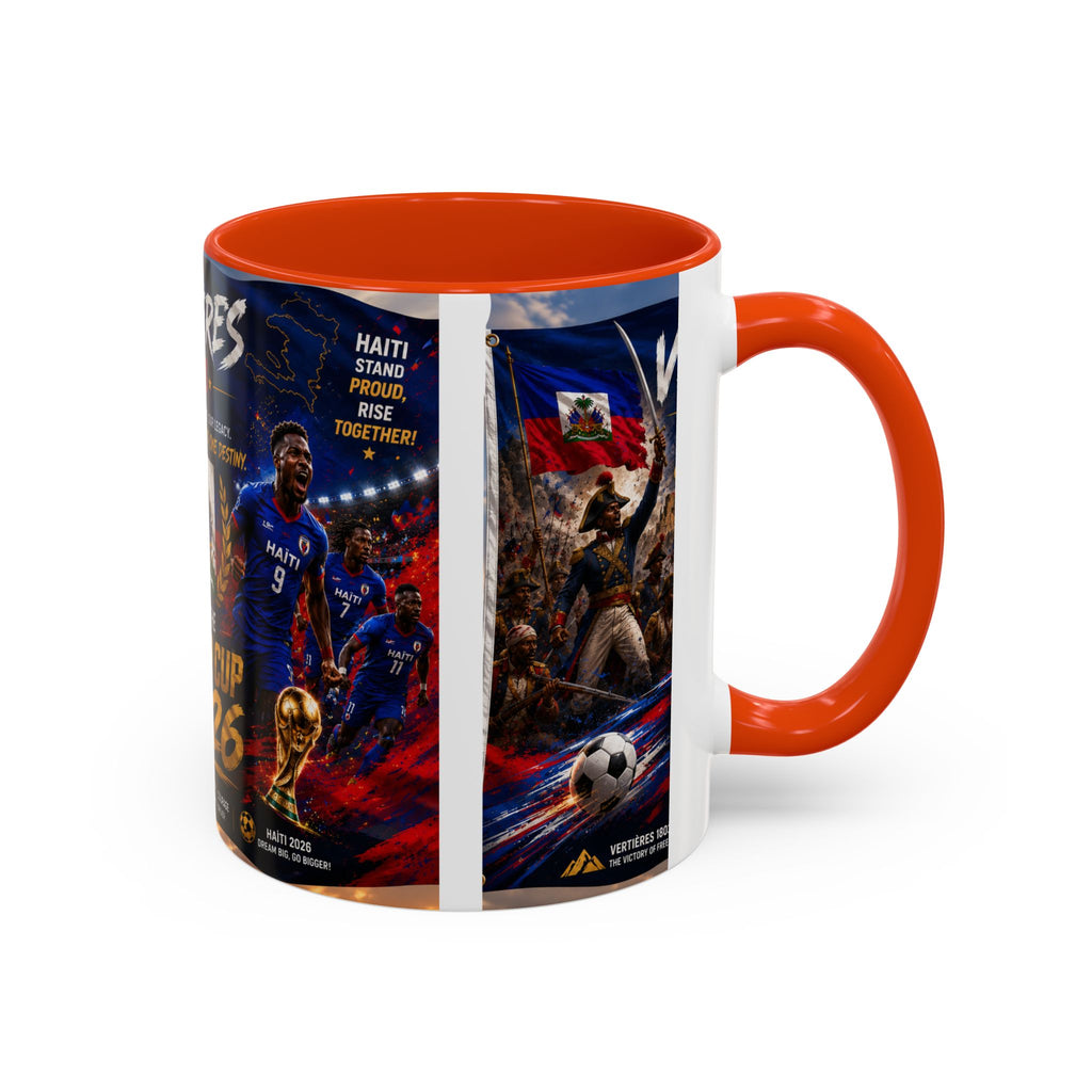Haiti World Cup 2026 Coffee Mug (11oz/15oz) — Vertières Soccer Fan Gift