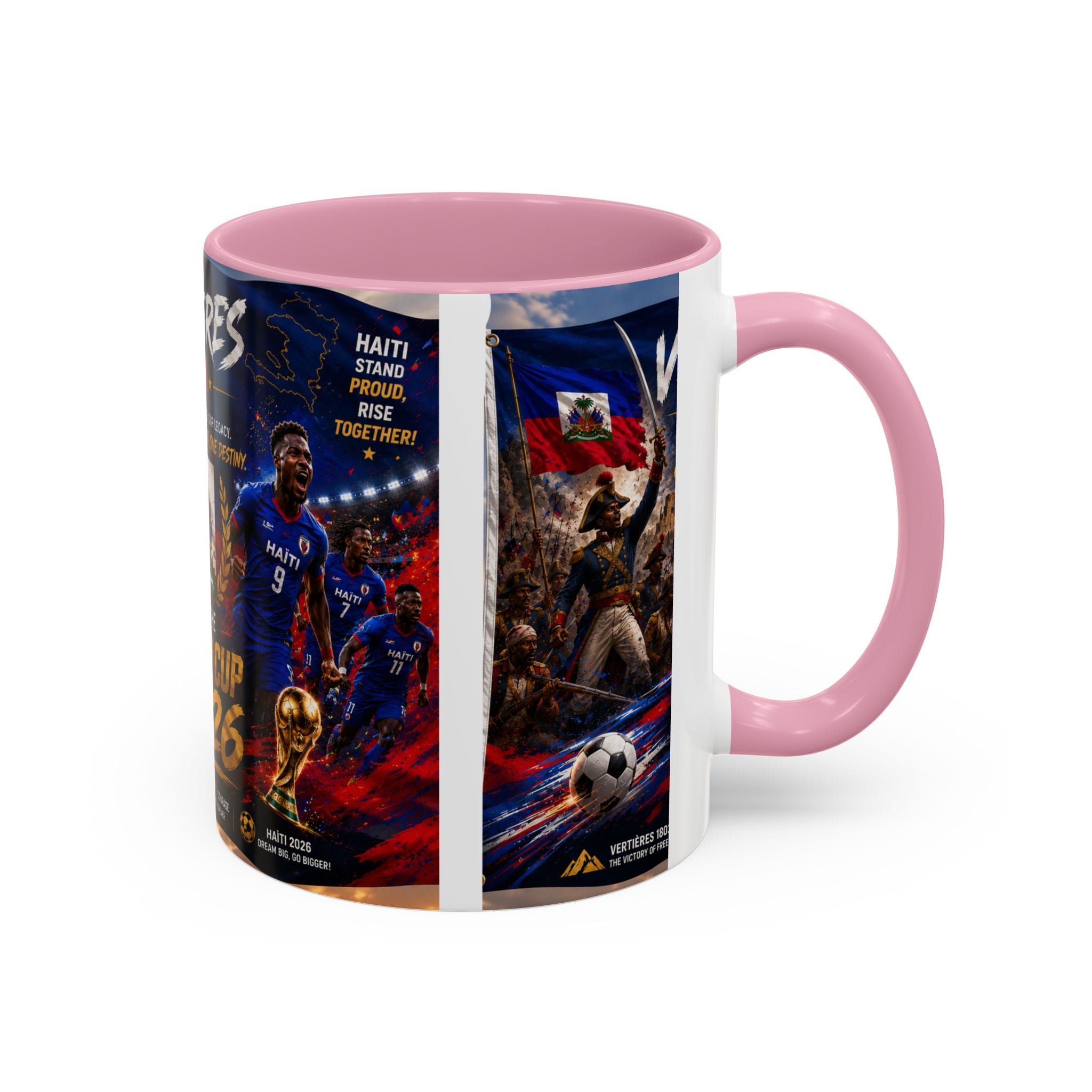 Haiti World Cup 2026 Coffee Mug (11oz/15oz) — Vertières Soccer Fan Gift