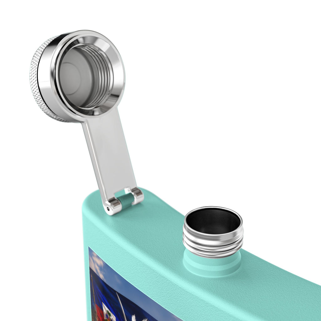 Flask — Haiti Vertières 1803 World Cup 2026 Tribute 6oz Stainless Steel
