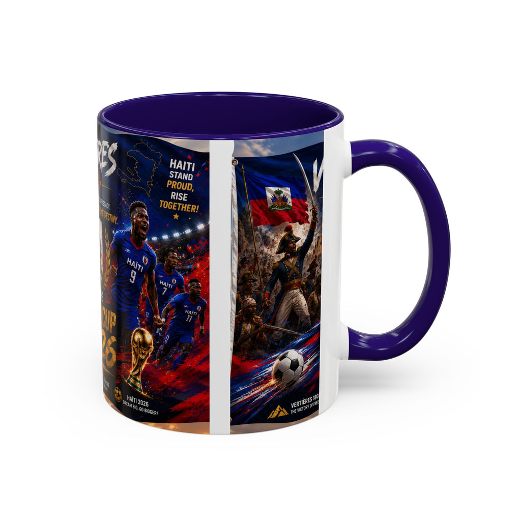 Haiti World Cup 2026 Coffee Mug (11oz/15oz) — Vertières Soccer Fan Gift