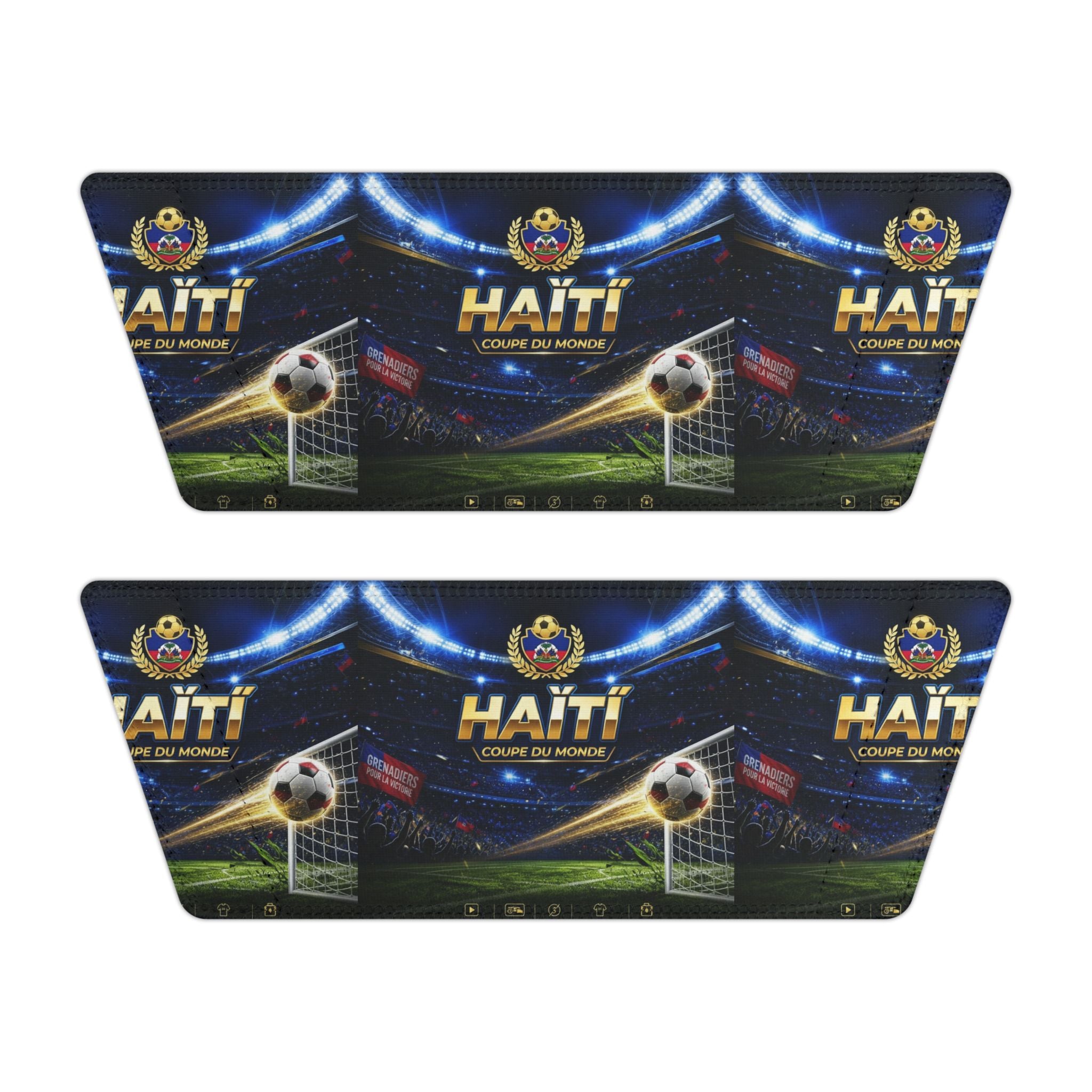 Youth Soccer Stadium Slide Sandals — Custom Haiti Team Design