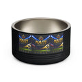 Haiti Football Crest Pet Bowl — 18oz Stainless Dog & Cat Dish