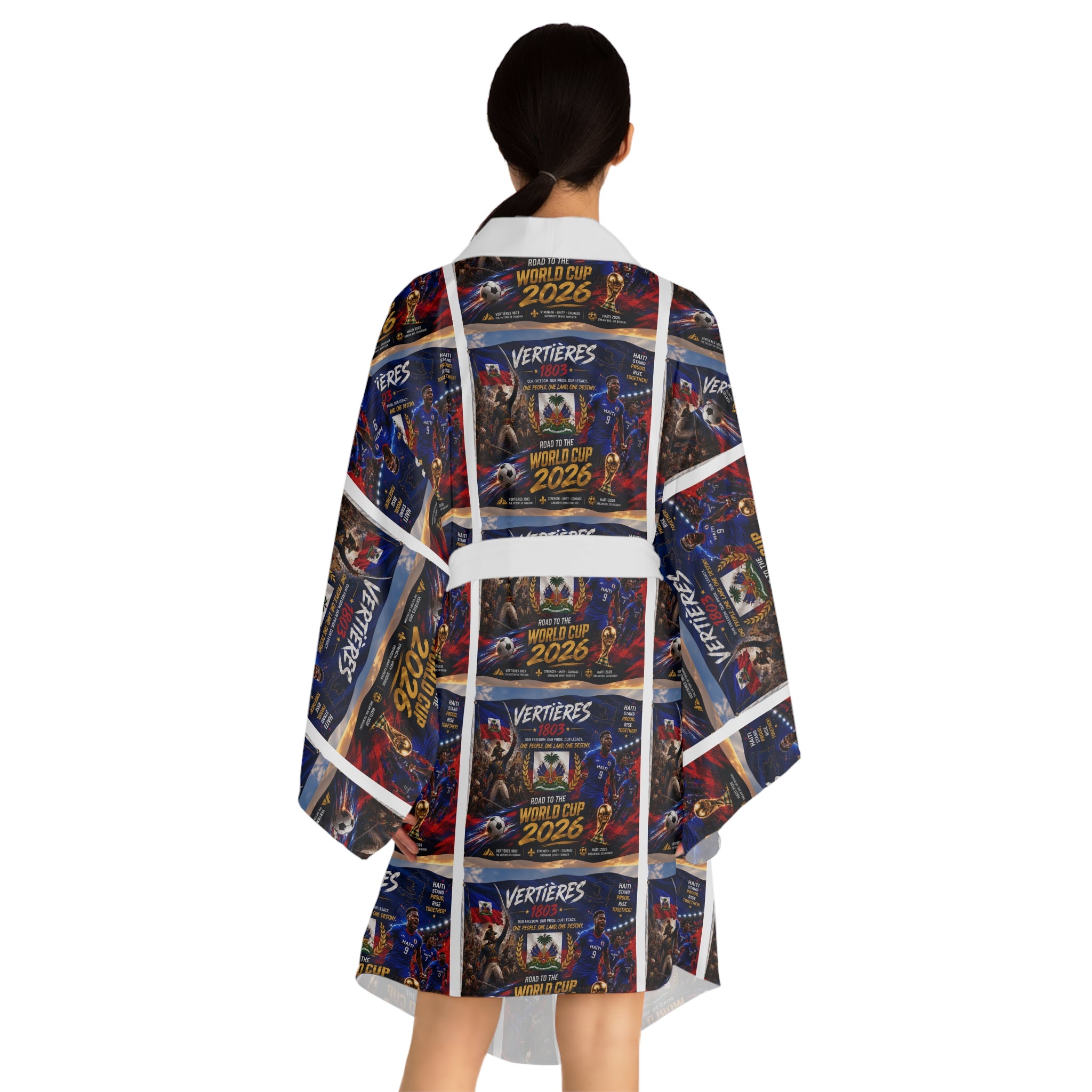 Kimono Robe — Custom All-Over Print Gaming/Event Poster Design (Features "2026" & "Ventures")