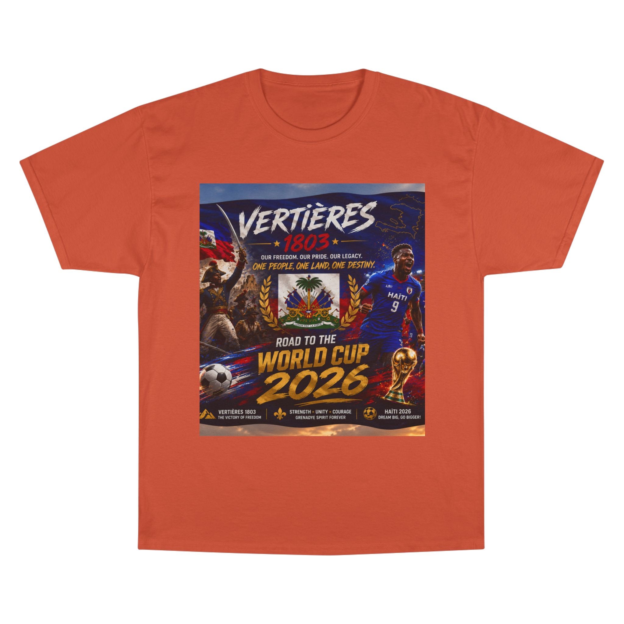 Vertières 1803 World Cup 2026 T-Shirt — Haiti Football Champion Tee