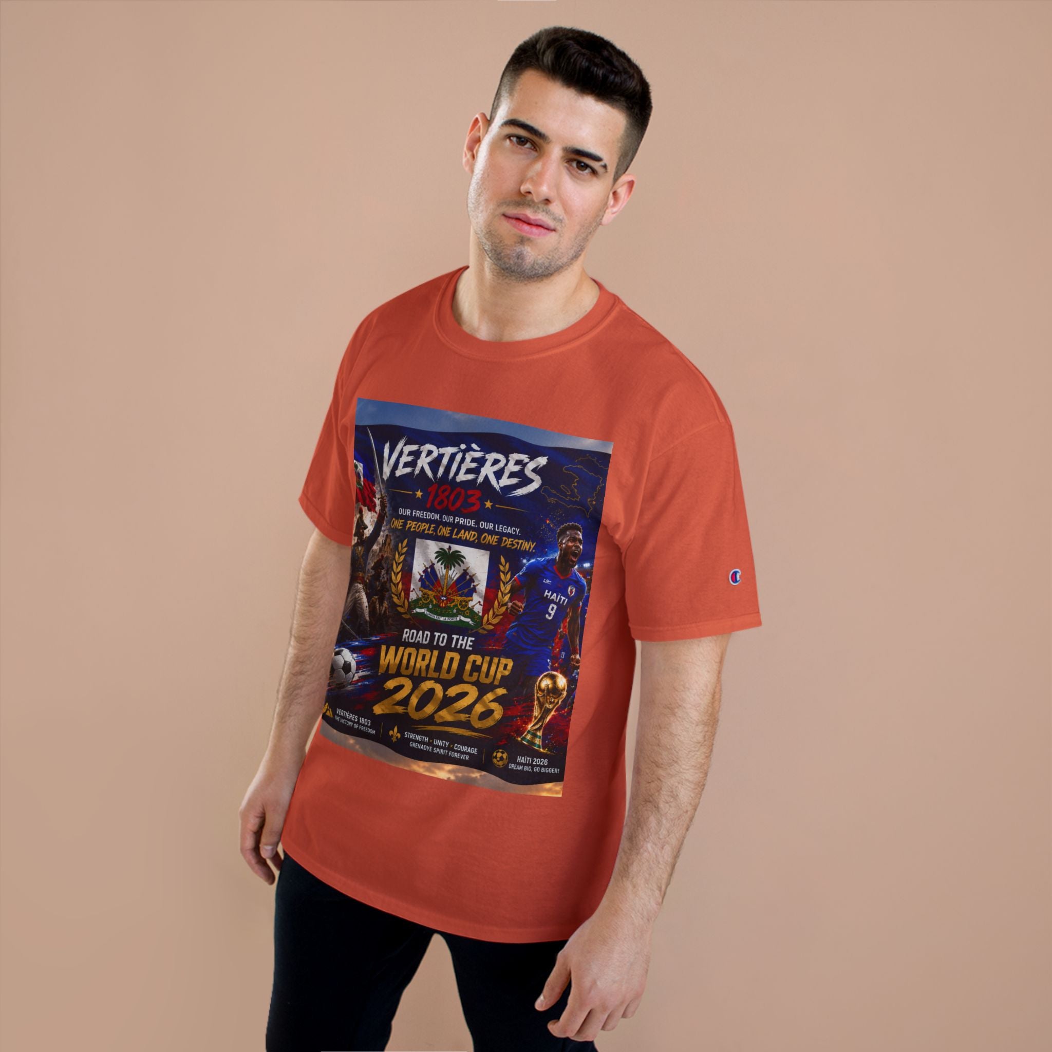 Vertières 1803 World Cup 2026 T-Shirt — Haiti Football Champion Tee
