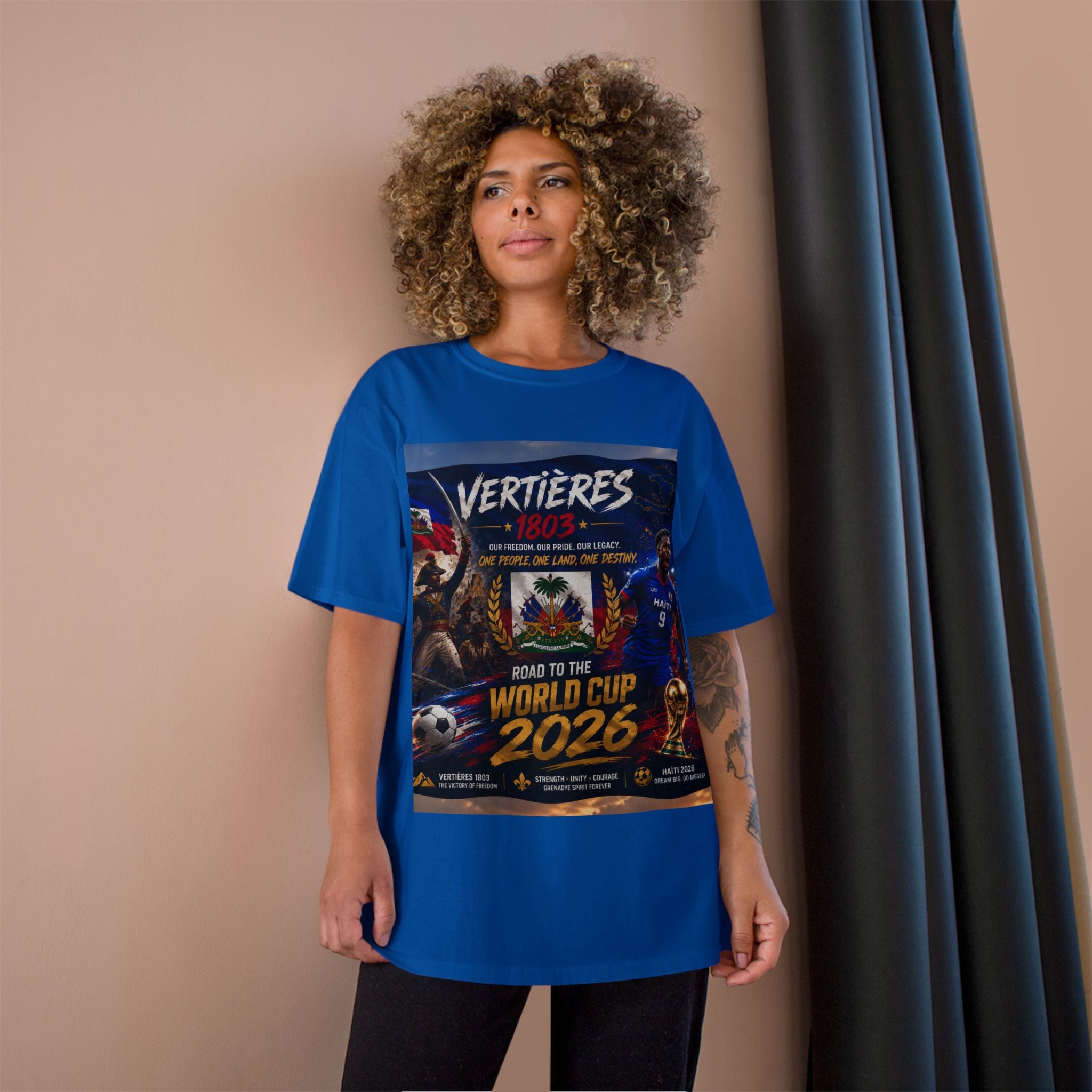 Vertières 1803 World Cup 2026 T-Shirt — Haiti Football Champion Tee