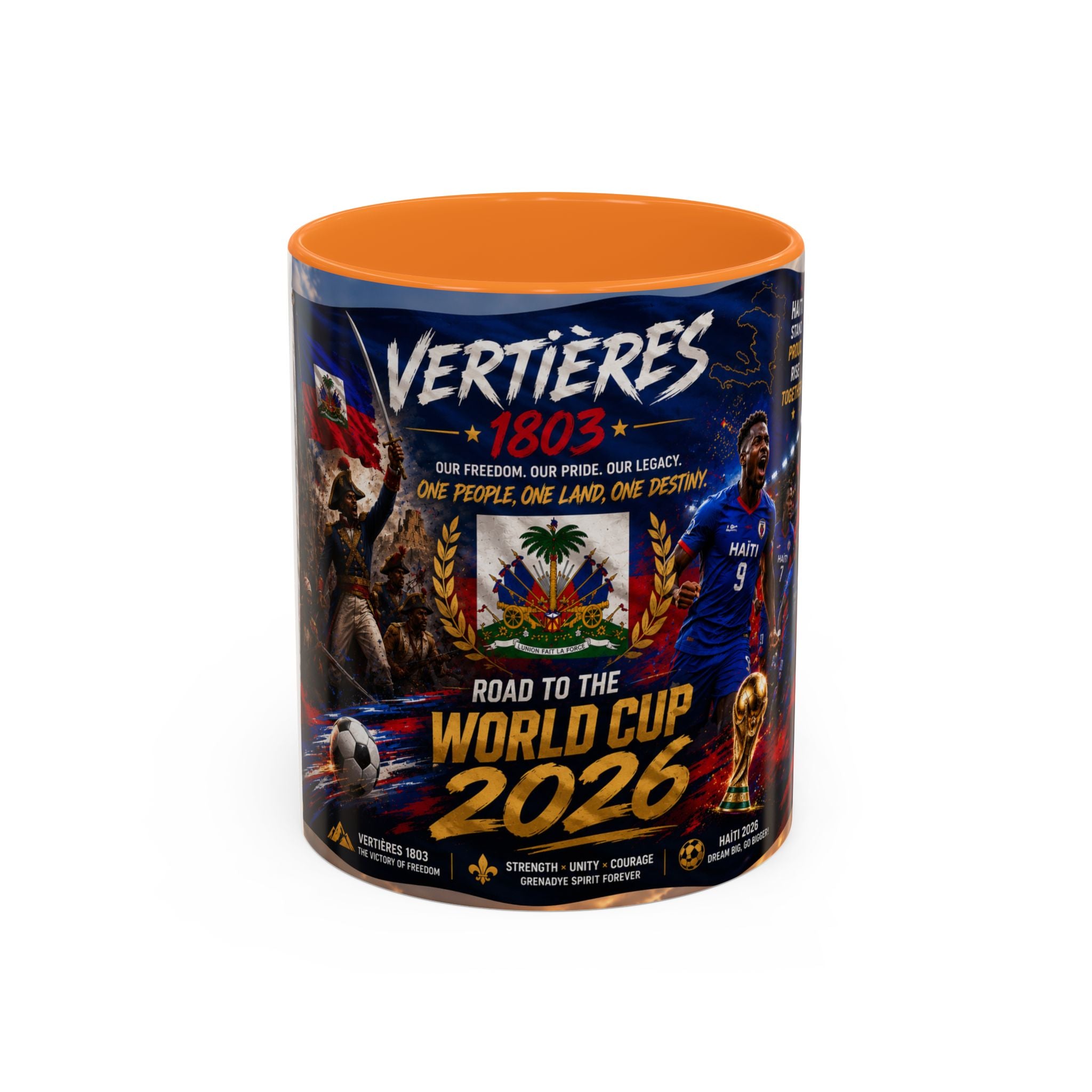 Haiti World Cup 2026 Coffee Mug (11oz/15oz) — Vertières Soccer Fan Gift