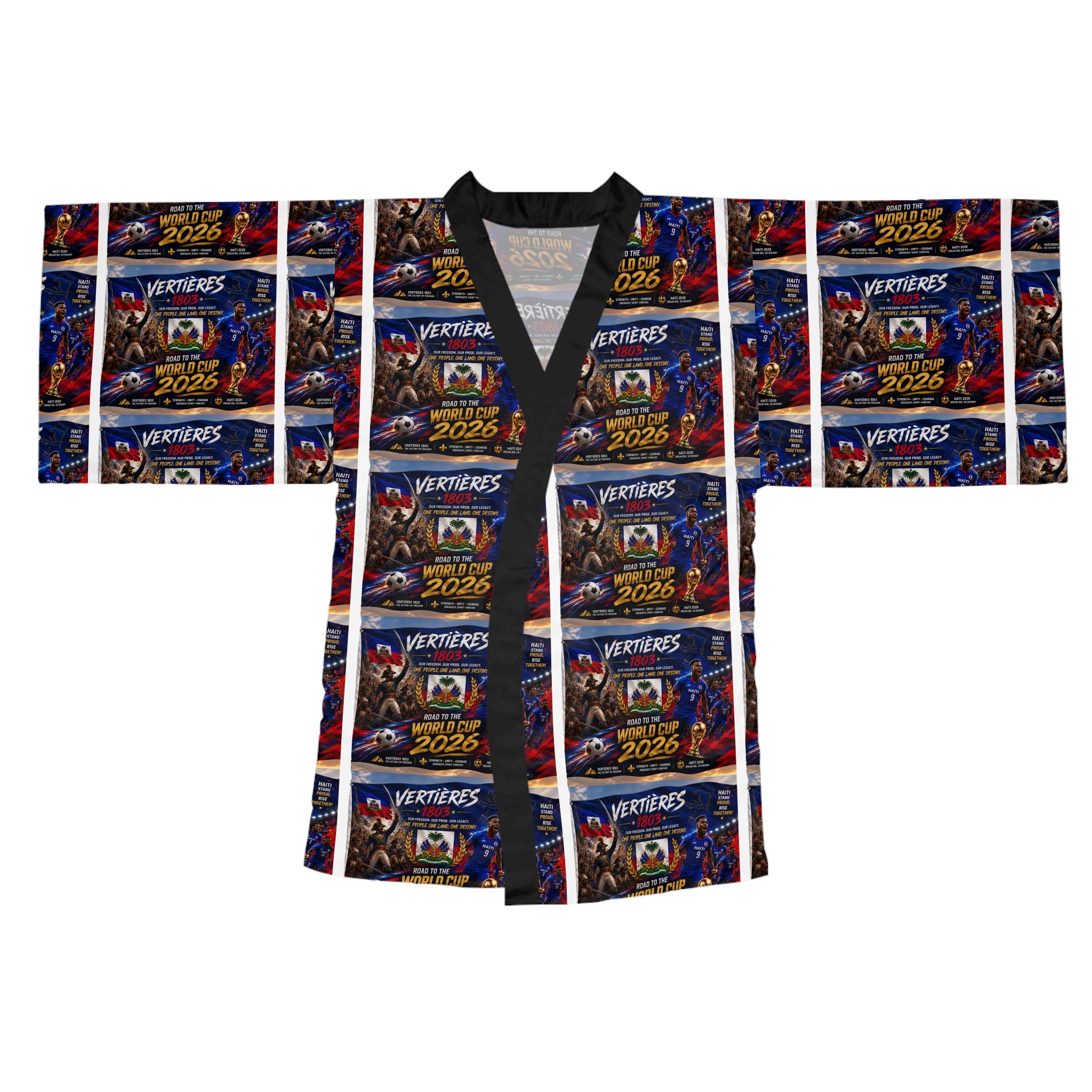 Kimono Robe — Custom All-Over Print Gaming/Event Poster Design (Features "2026" & "Ventures")