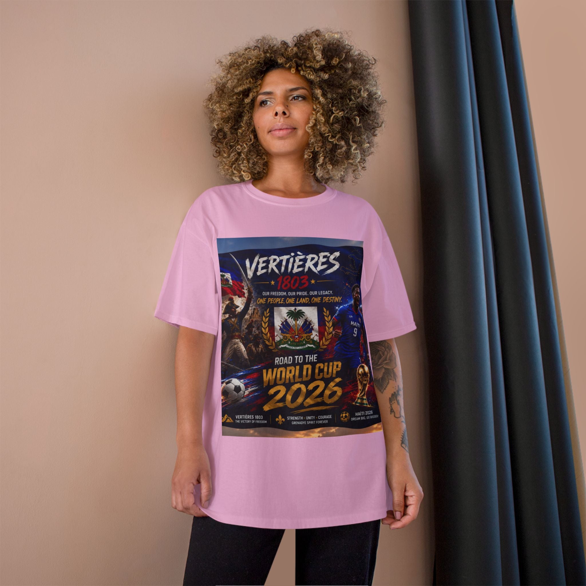Vertières 1803 World Cup 2026 T-Shirt — Haiti Football Champion Tee