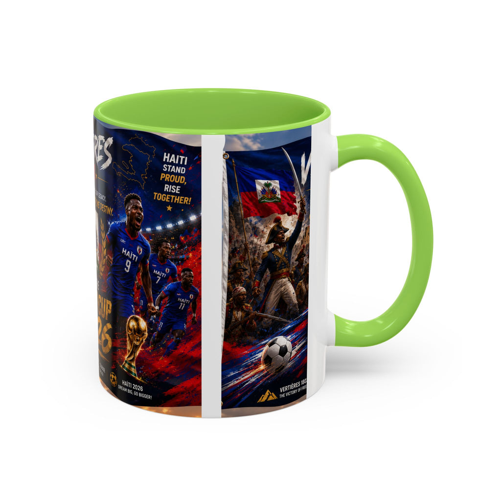 Haiti World Cup 2026 Coffee Mug (11oz/15oz) — Vertières Soccer Fan Gift