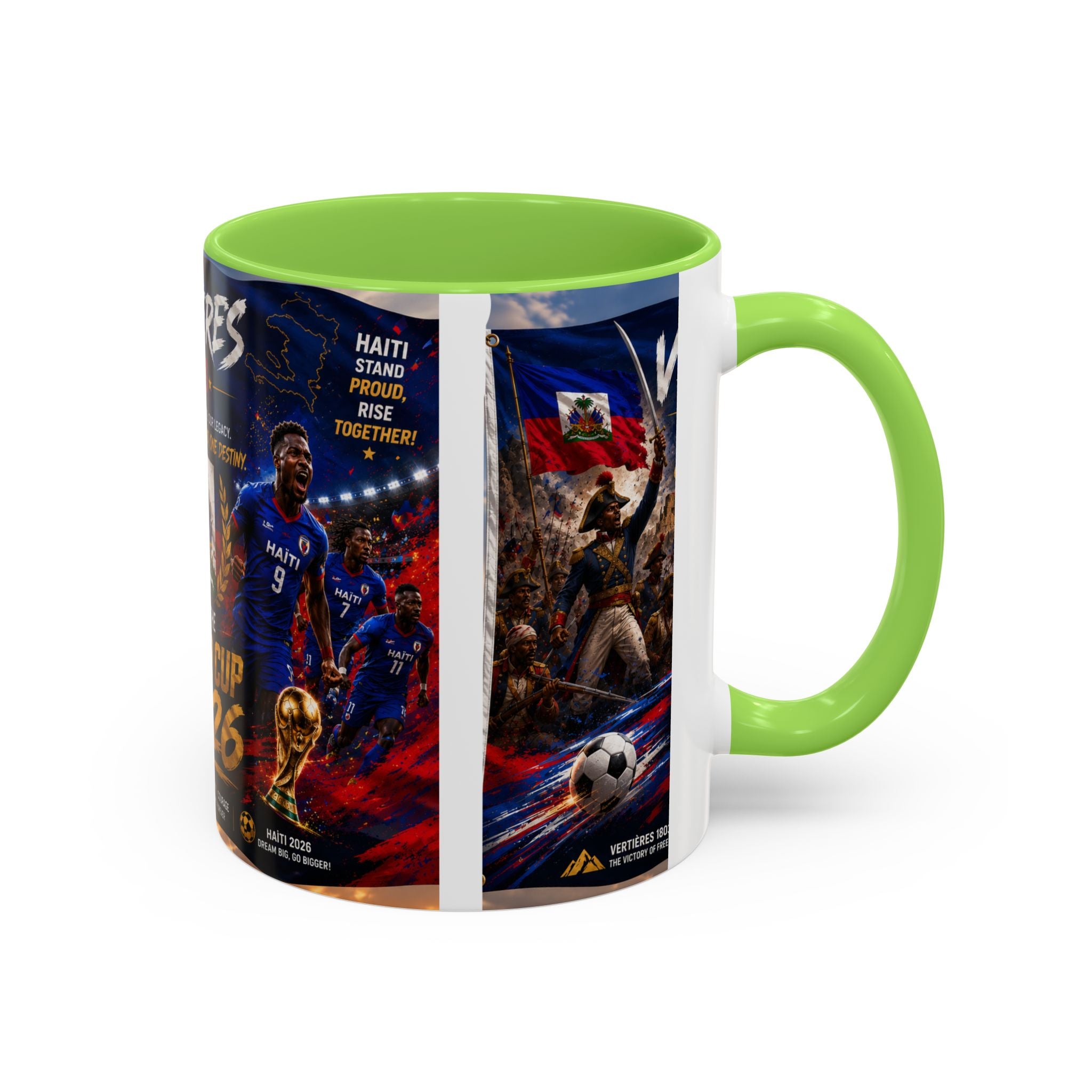 Haiti World Cup 2026 Coffee Mug (11oz/15oz) — Vertières Soccer Fan Gift