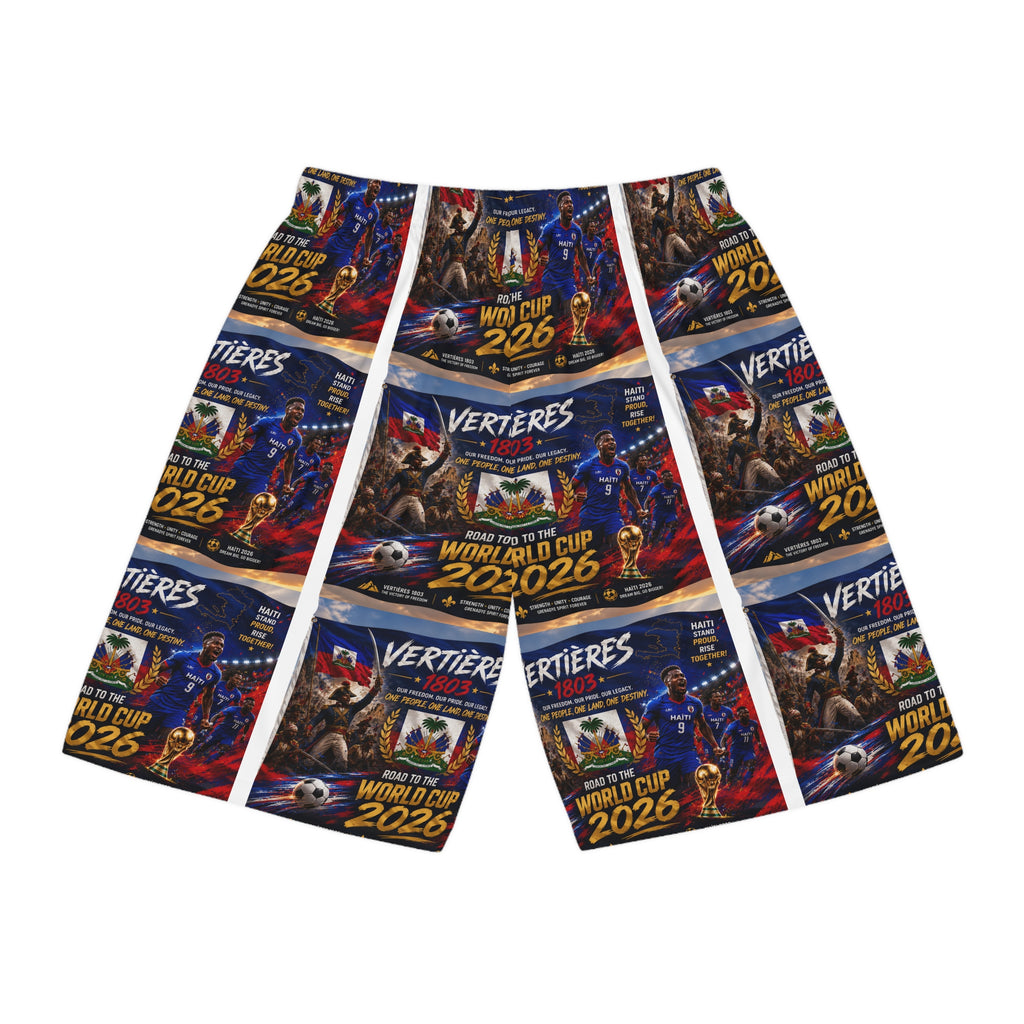 World Cup 2026 Basketball Shorts - All-Over Print Soccer Tournament Design