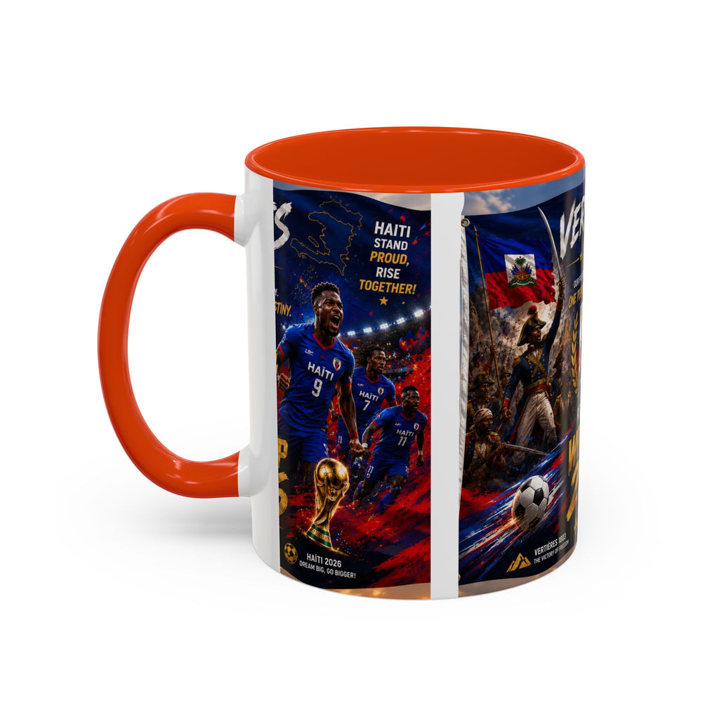 Haiti World Cup 2026 Coffee Mug (11oz/15oz) — Vertières Soccer Fan Gift