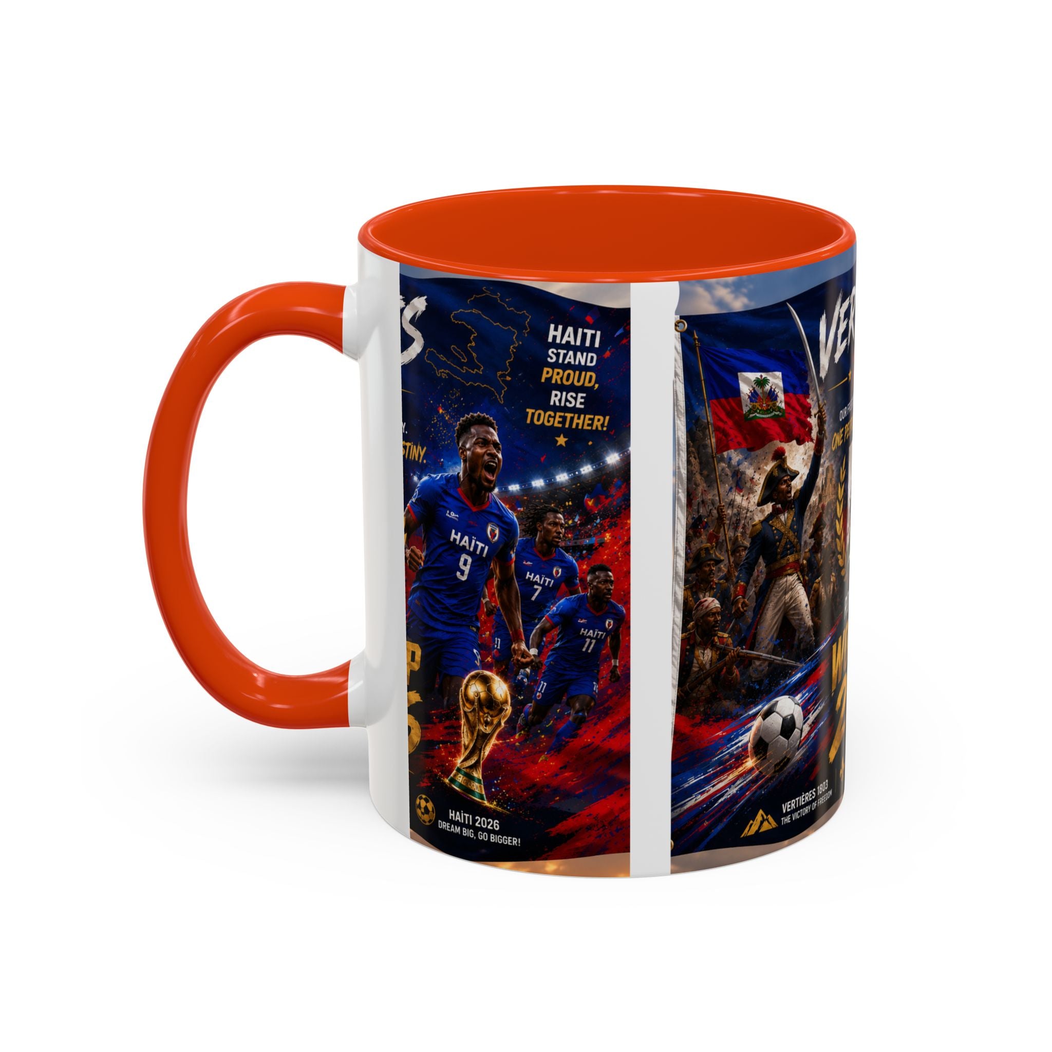 Haiti World Cup 2026 Coffee Mug (11oz/15oz) — Vertières Soccer Fan Gift