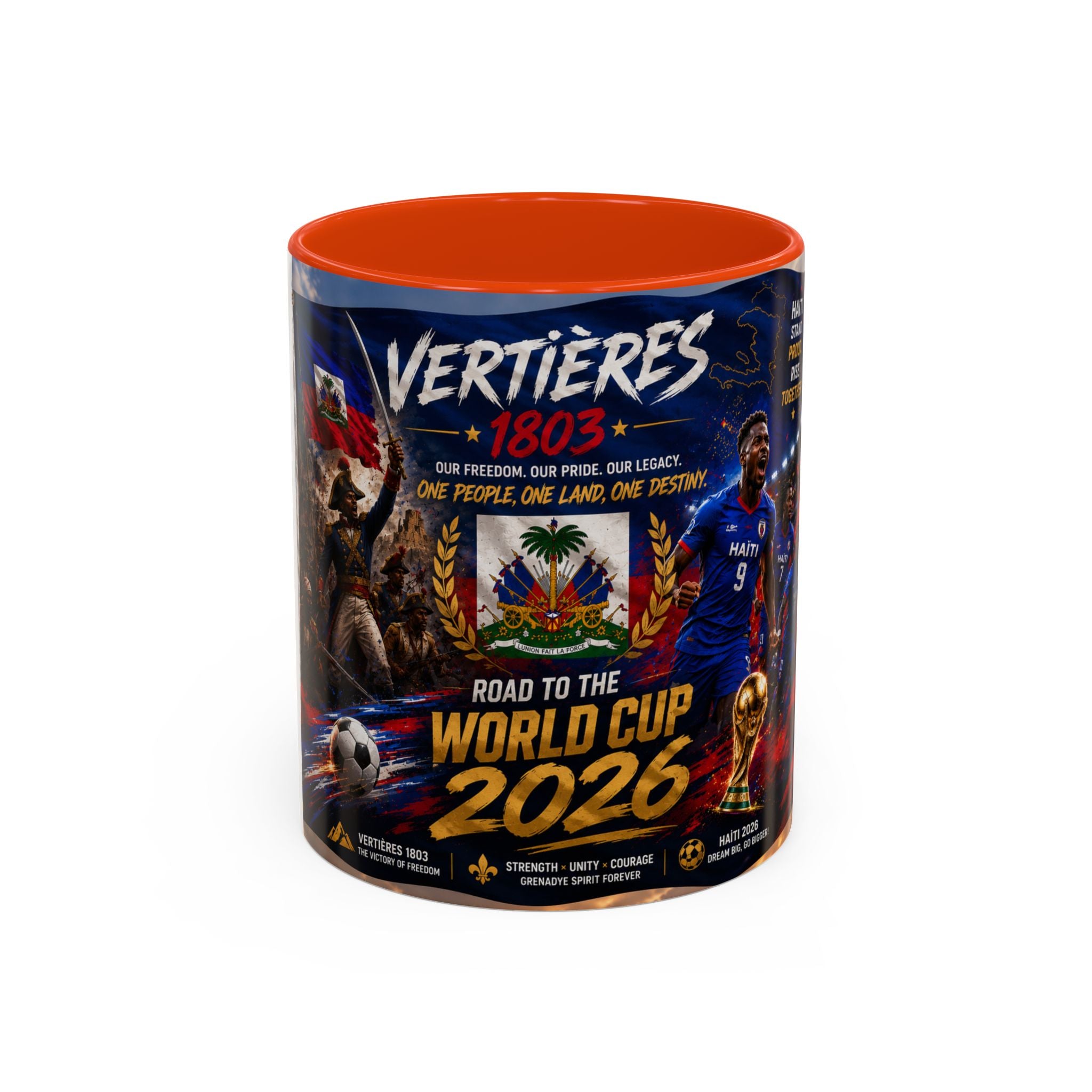 Haiti World Cup 2026 Coffee Mug (11oz/15oz) — Vertières Soccer Fan Gift