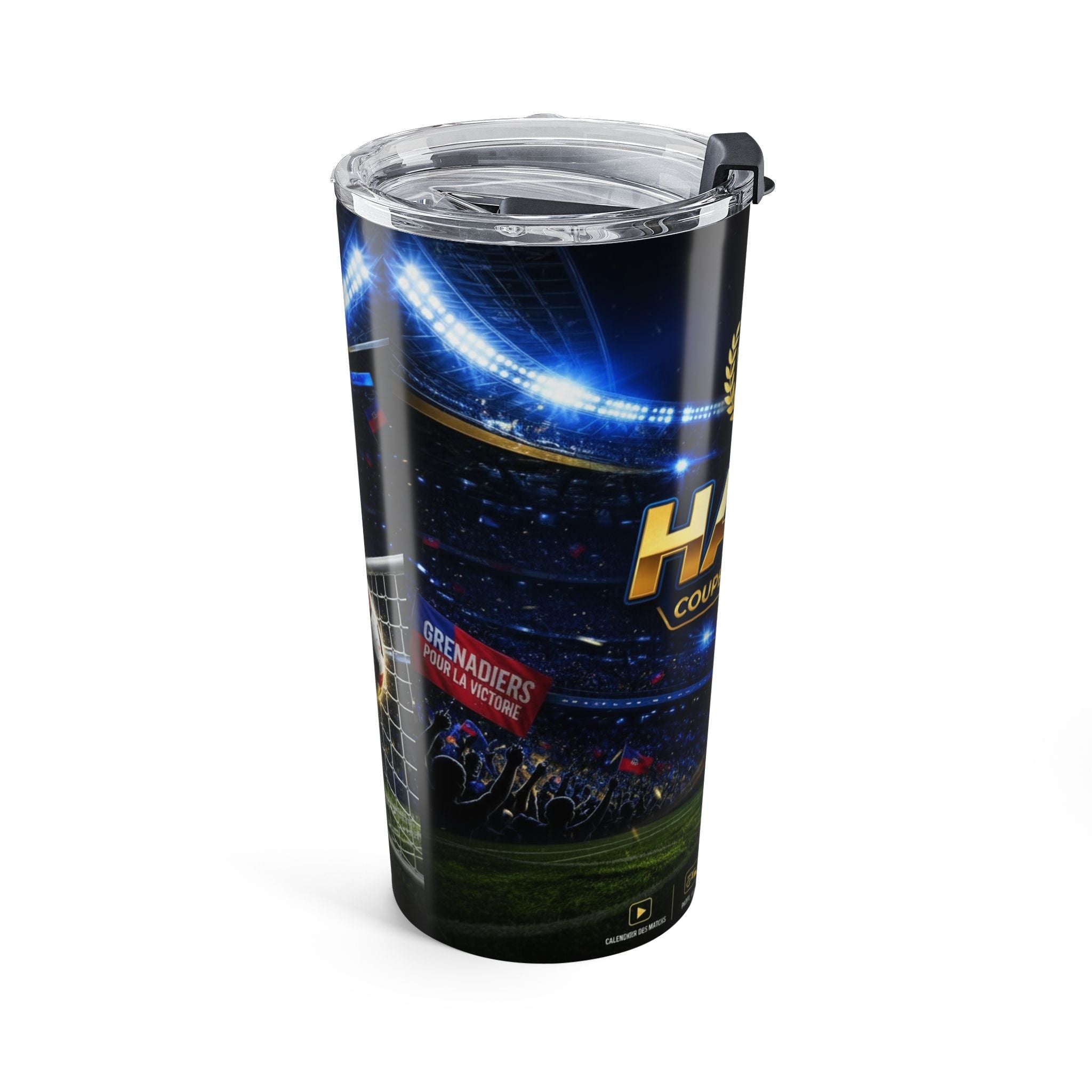Haiti World Cup Soccer 20oz Tumbler — Coupe du Monde Stadium Design
