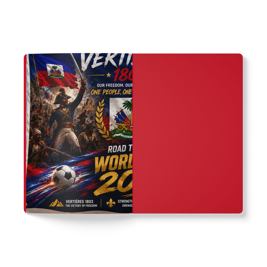 Haiti World Cup 2026 Softcover Journal — Vertières Football Tribute