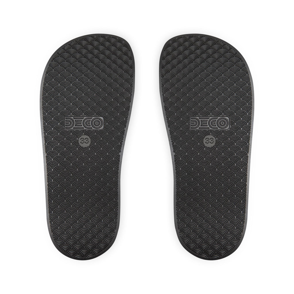 Youth Soccer Stadium Slide Sandals — Custom Haiti Team Design