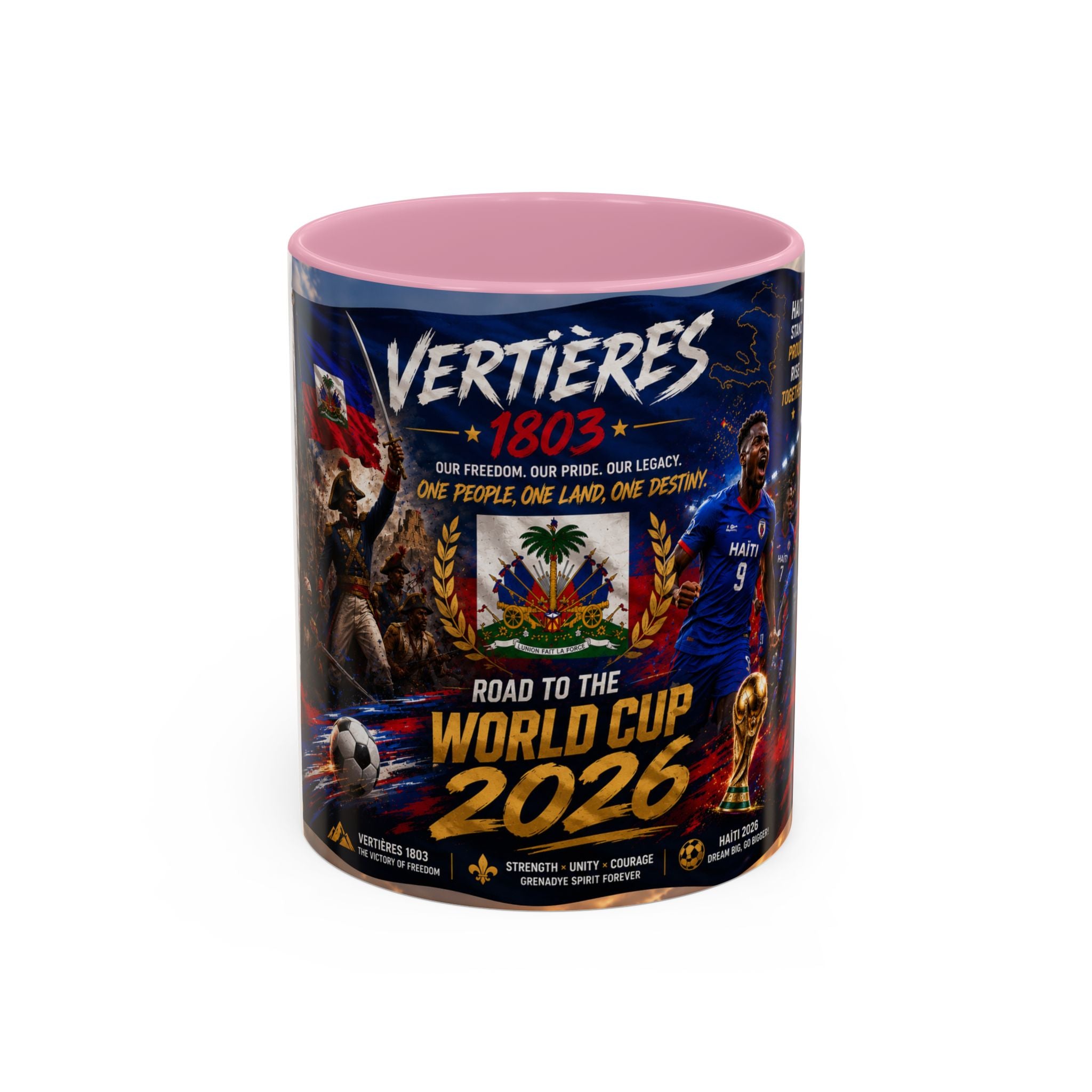 Haiti World Cup 2026 Coffee Mug (11oz/15oz) — Vertières Soccer Fan Gift