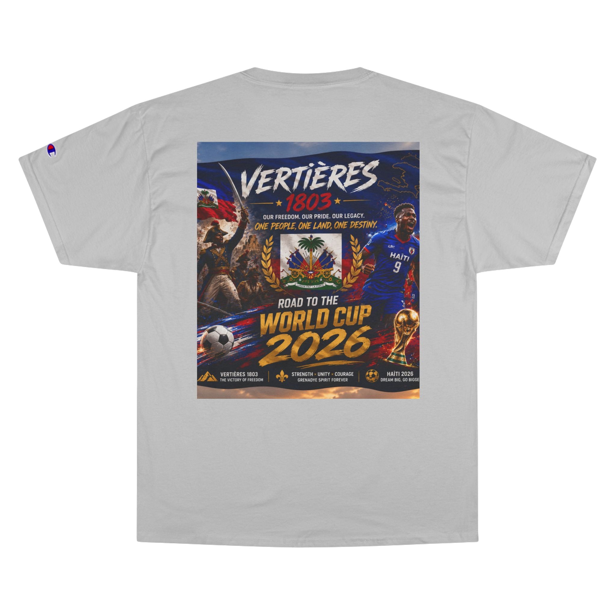 Vertières 1803 Champion T-Shirt – Haiti Road to the World Cup 2026 Soccer Tee