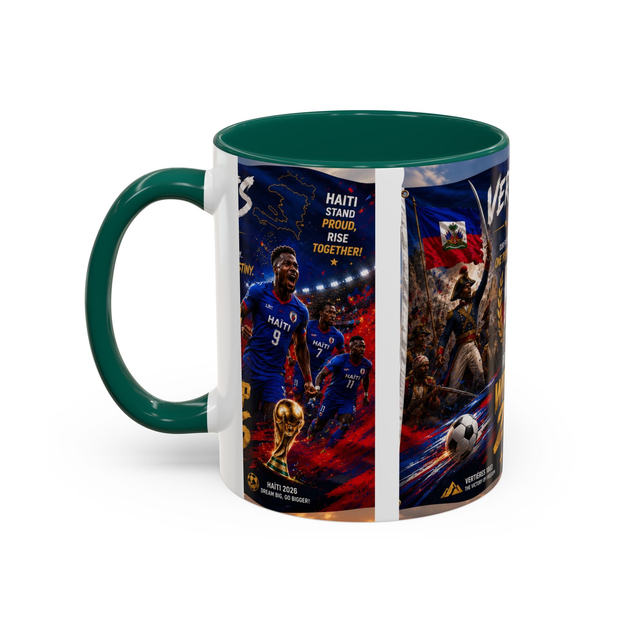 Haiti World Cup 2026 Coffee Mug (11oz/15oz) — Vertières Soccer Fan Gift