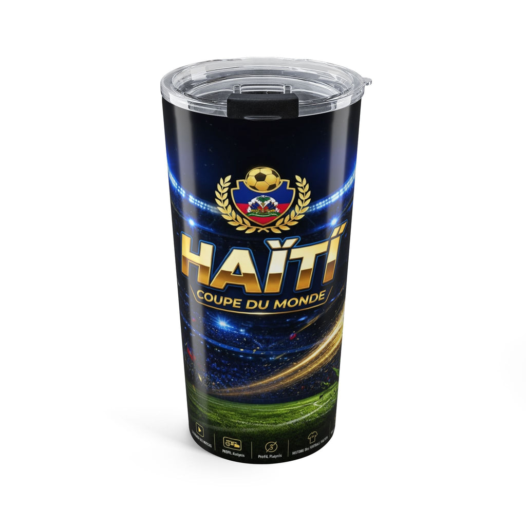 Haiti World Cup Soccer 20oz Tumbler — Coupe du Monde Stadium Design