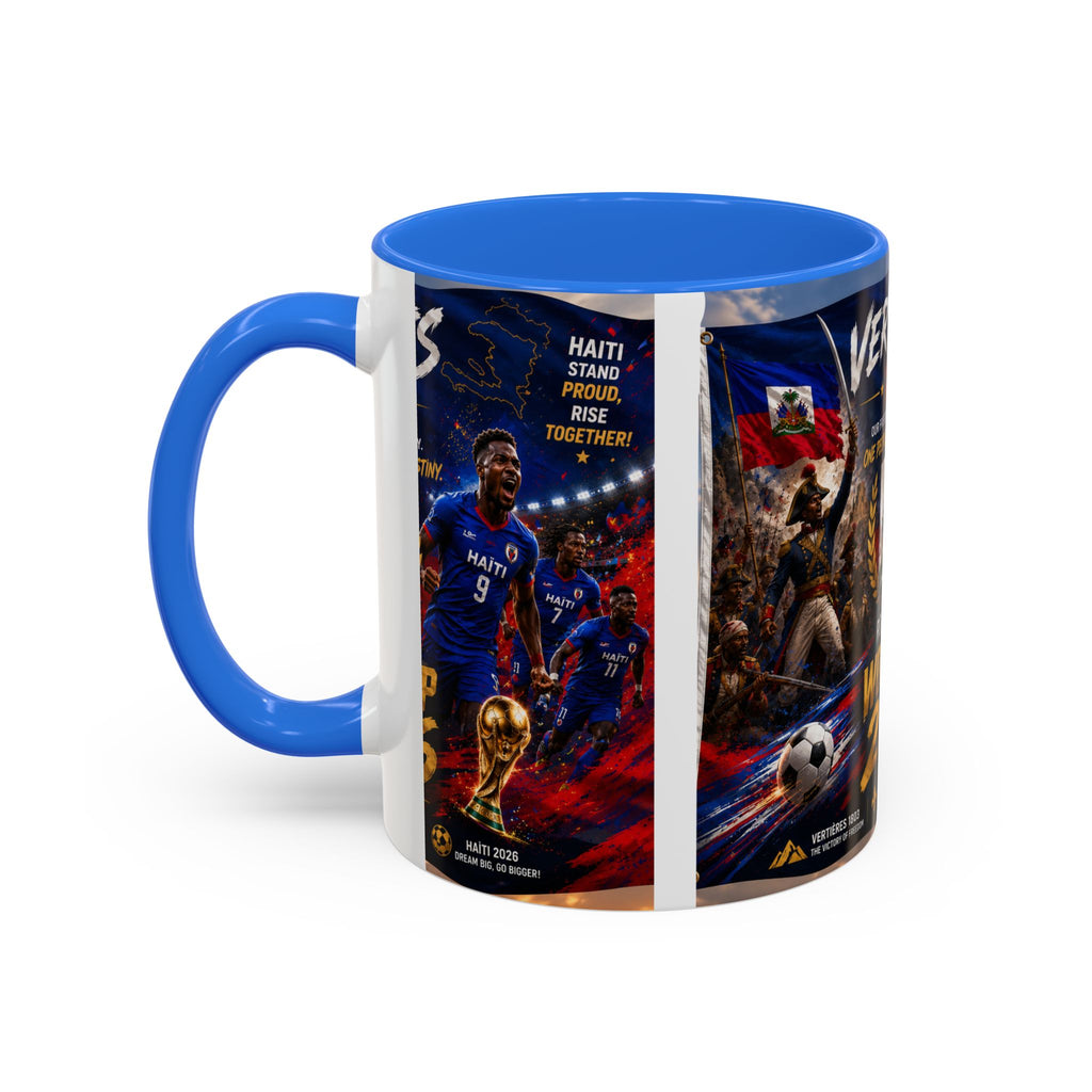 Haiti World Cup 2026 Coffee Mug (11oz/15oz) — Vertières Soccer Fan Gift