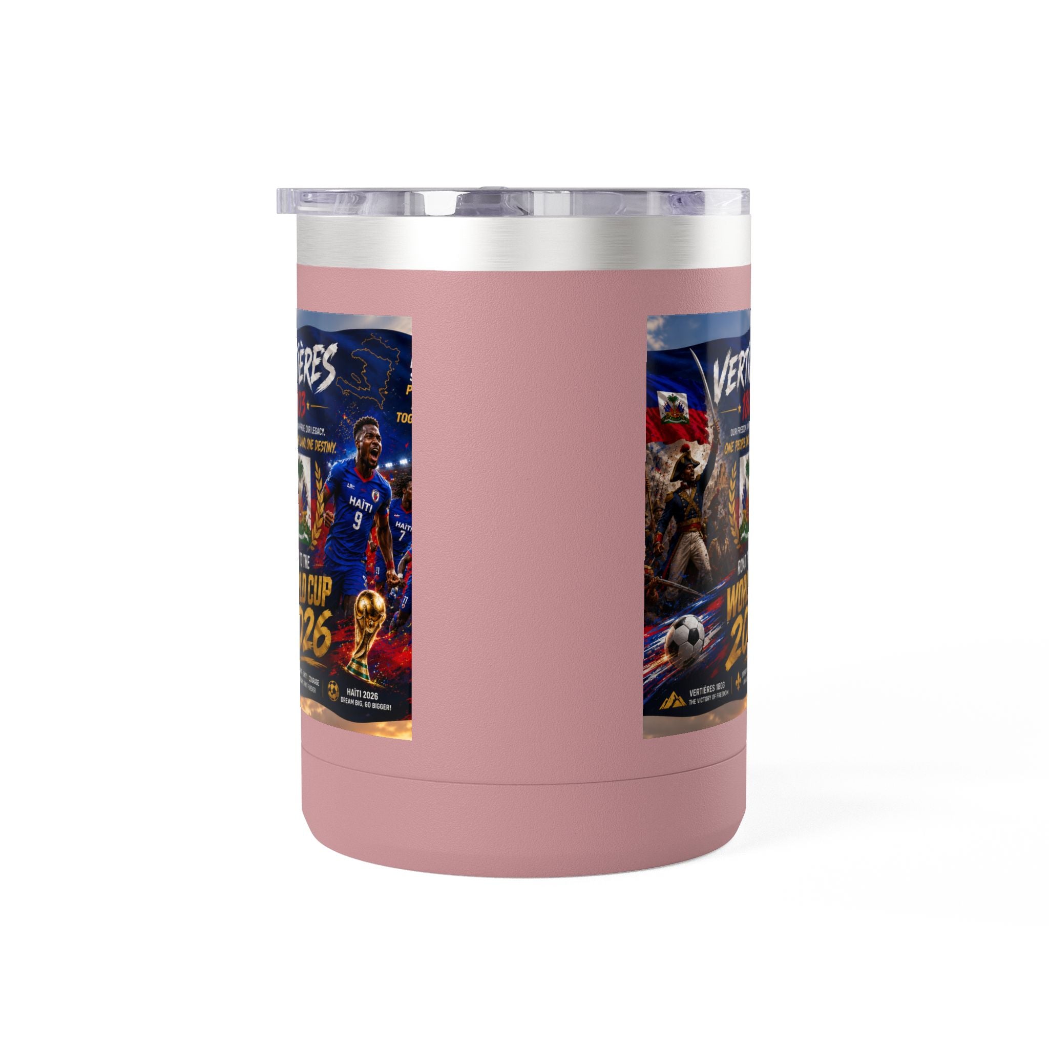 World Cup 2026 Haiti Soccer Tumbler – Vertières 1803 Team Travel Mug (15oz)