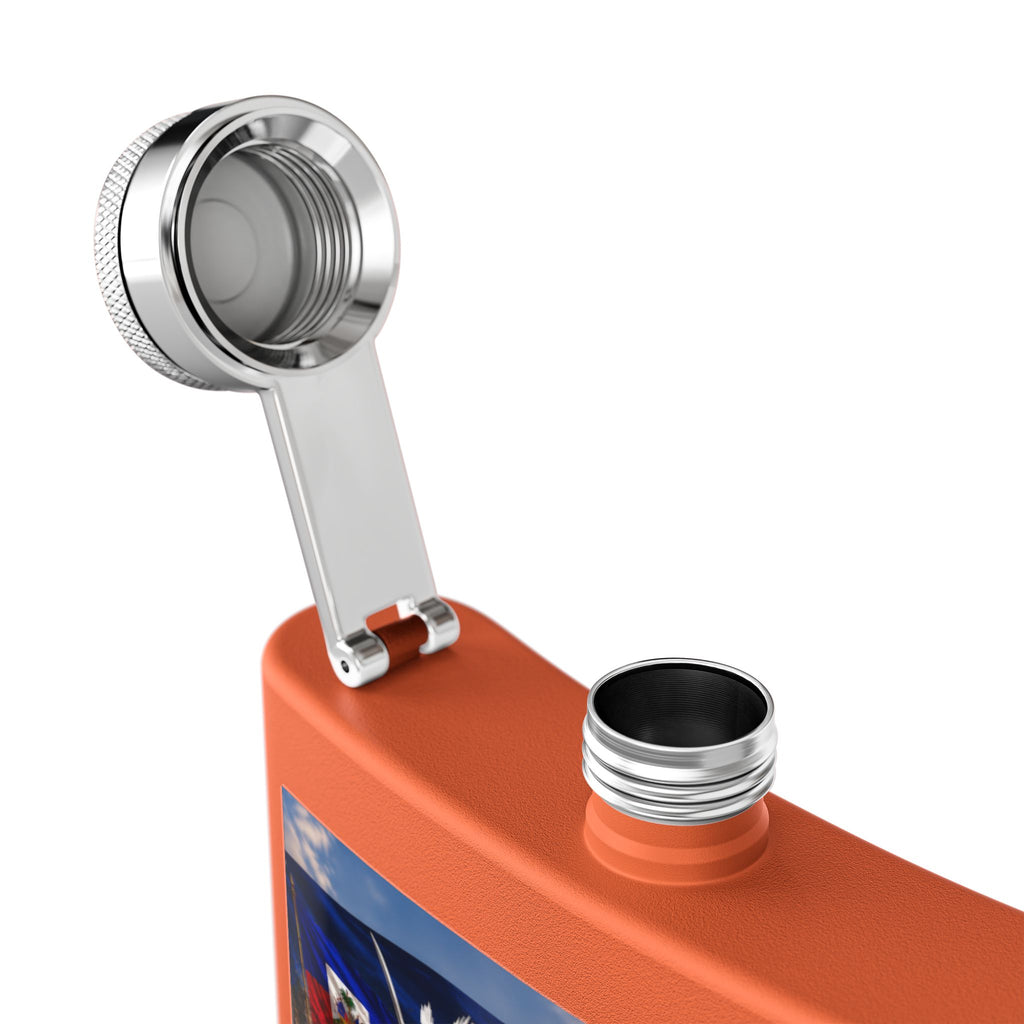 Flask — Haiti Vertières 1803 World Cup 2026 Tribute 6oz Stainless Steel