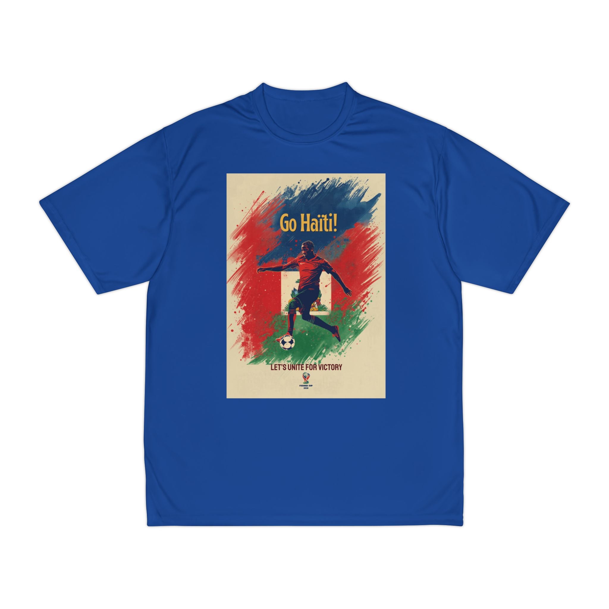 Go Haiti Soccer T‑Shirt — Men’s Performance Football Tee