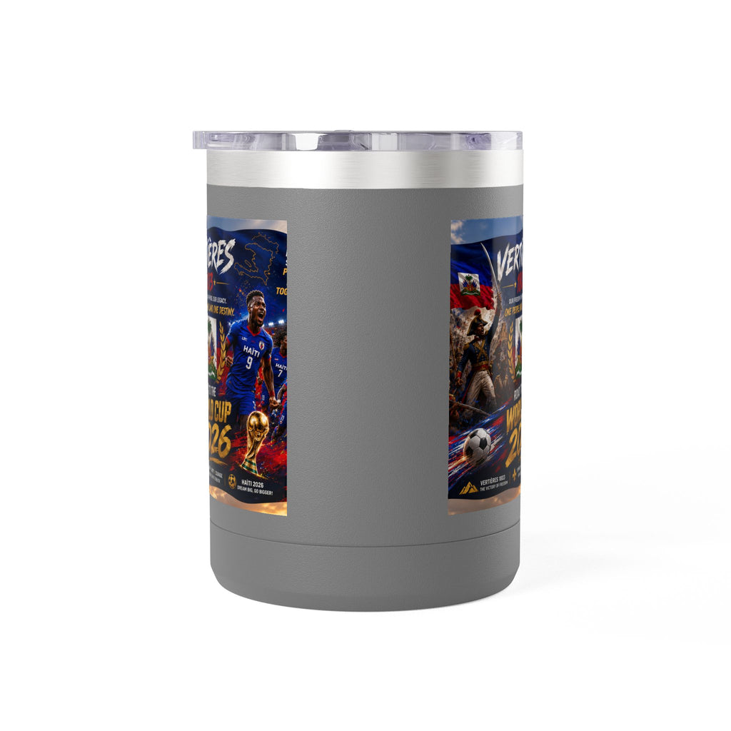 World Cup 2026 Haiti Soccer Tumbler – Vertières 1803 Team Travel Mug (15oz)