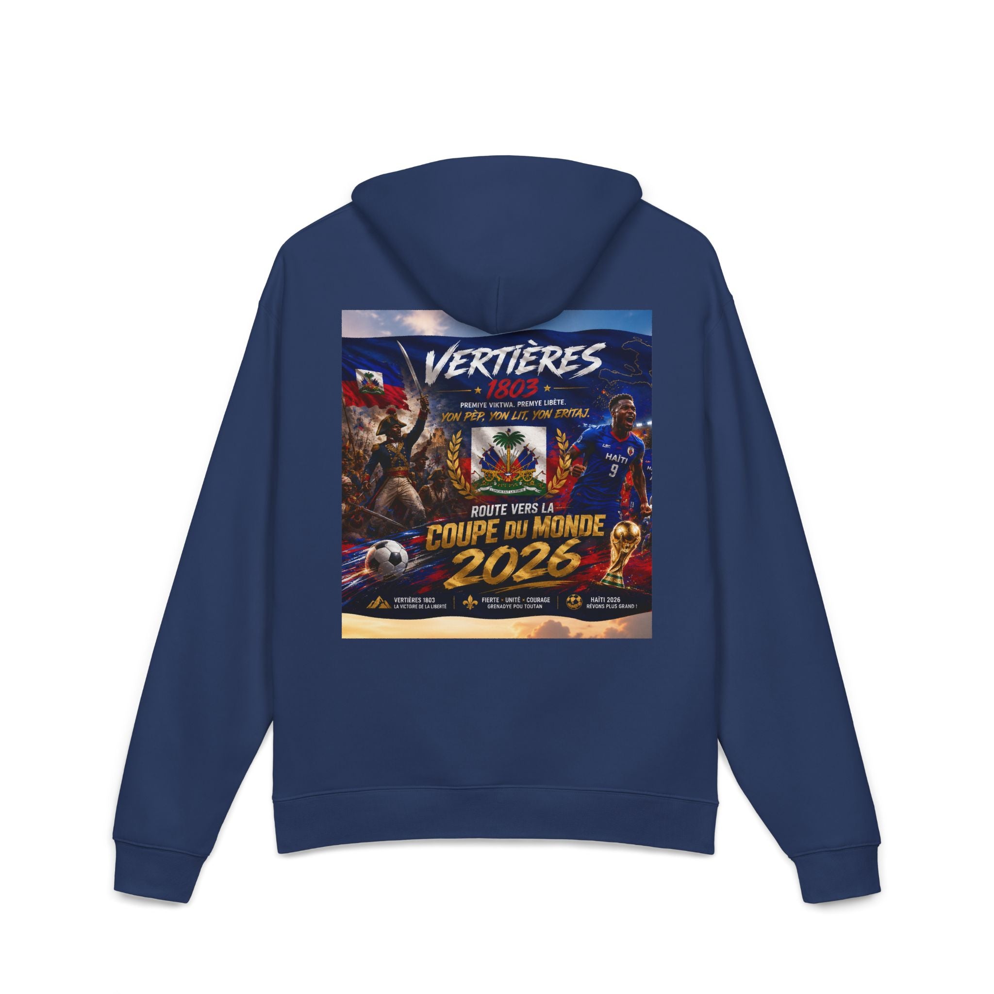 Haiti World Cup 2026 Hoodie — Vertières Supporter Pullover