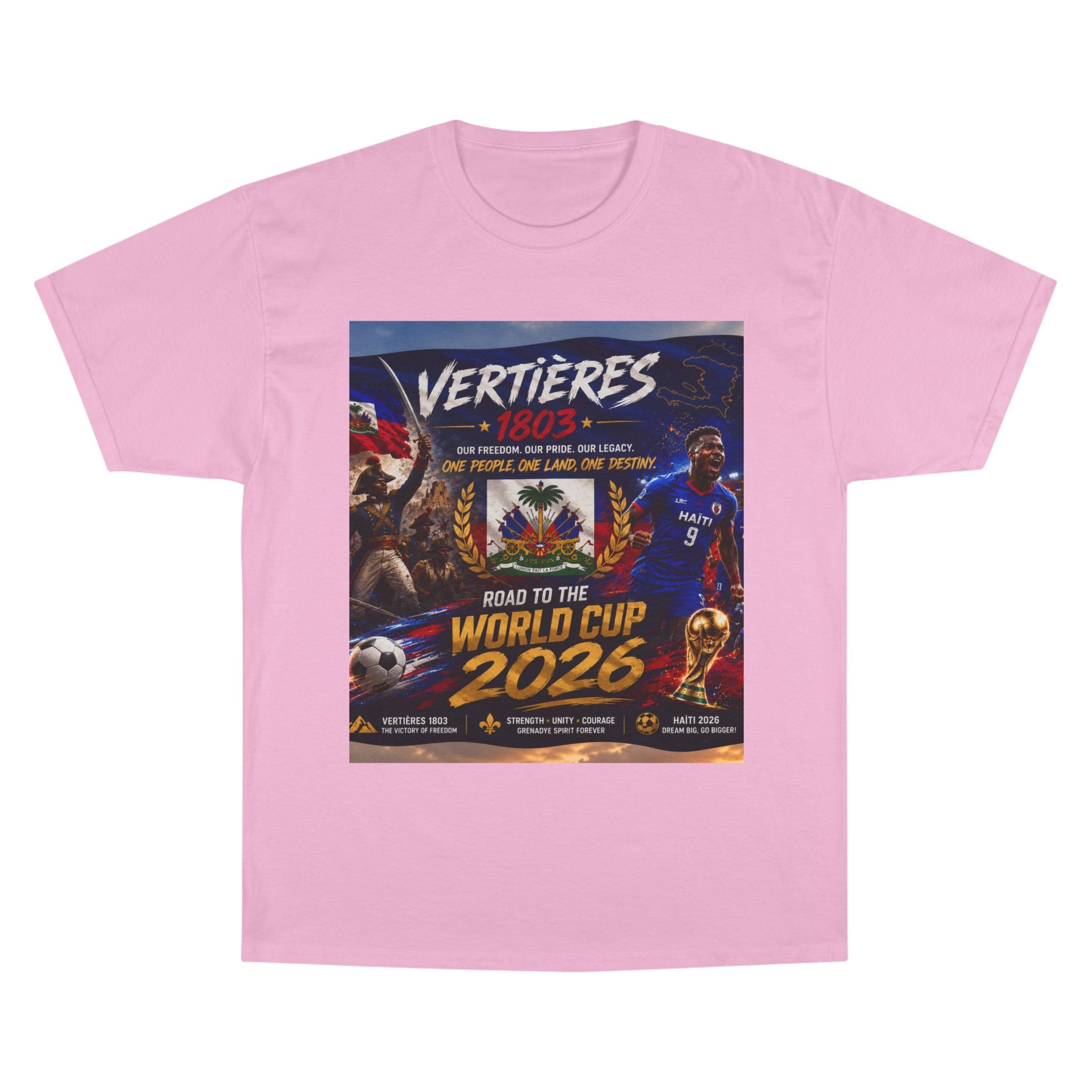 Vertières 1803 World Cup 2026 T-Shirt — Haiti Football Champion Tee