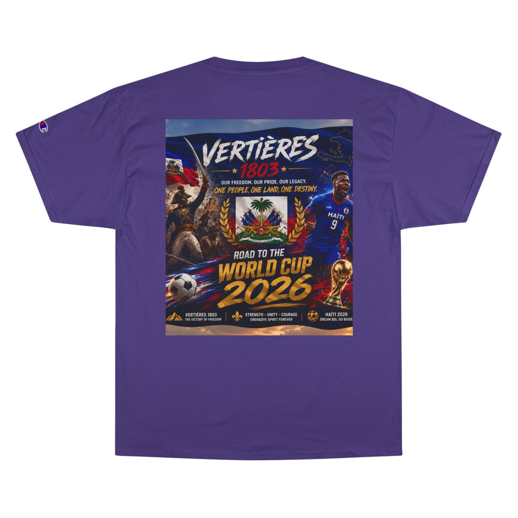 Vertières 1803 Champion T-Shirt – Haiti Road to the World Cup 2026 Soccer Tee