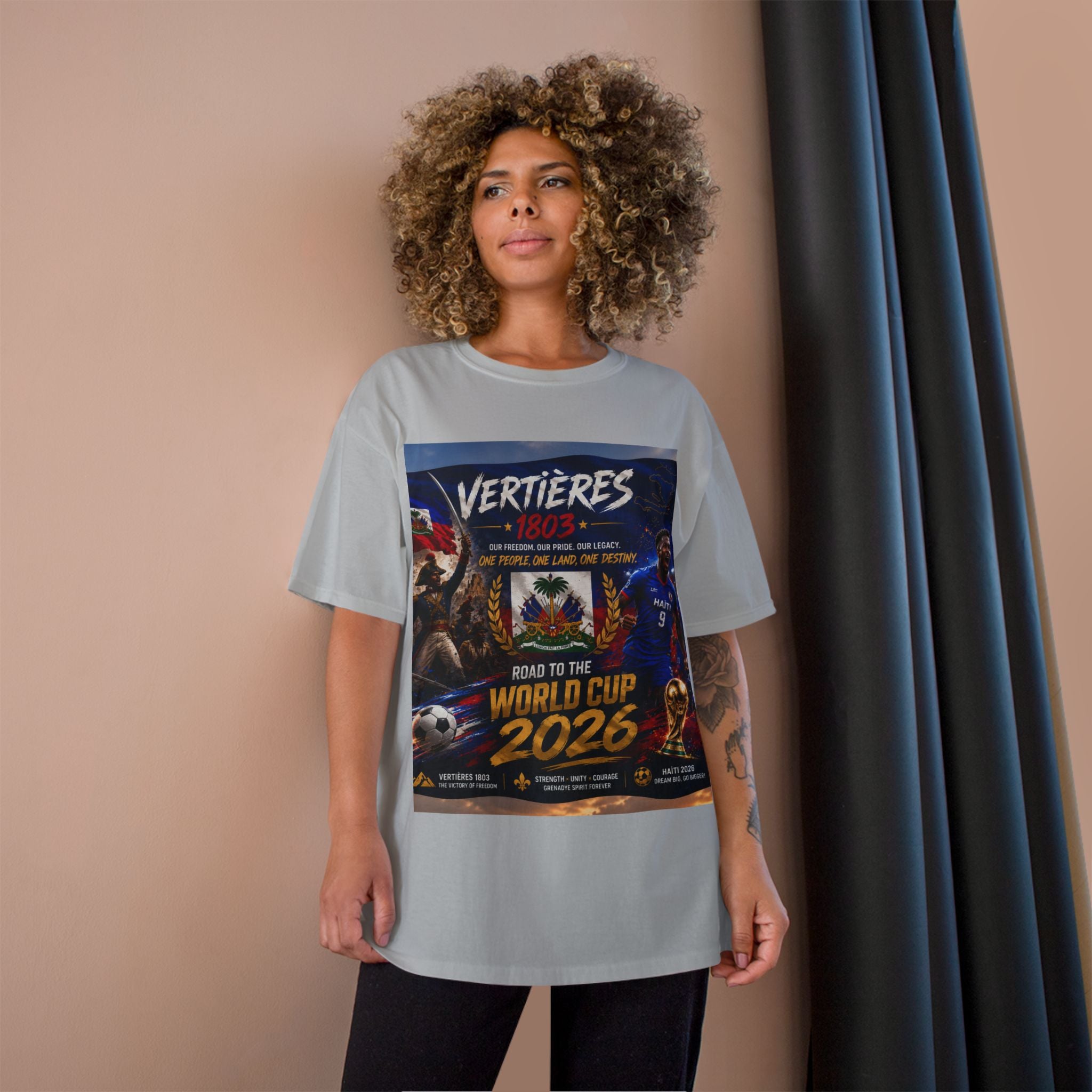 Vertières 1803 World Cup 2026 T-Shirt — Haiti Football Champion Tee