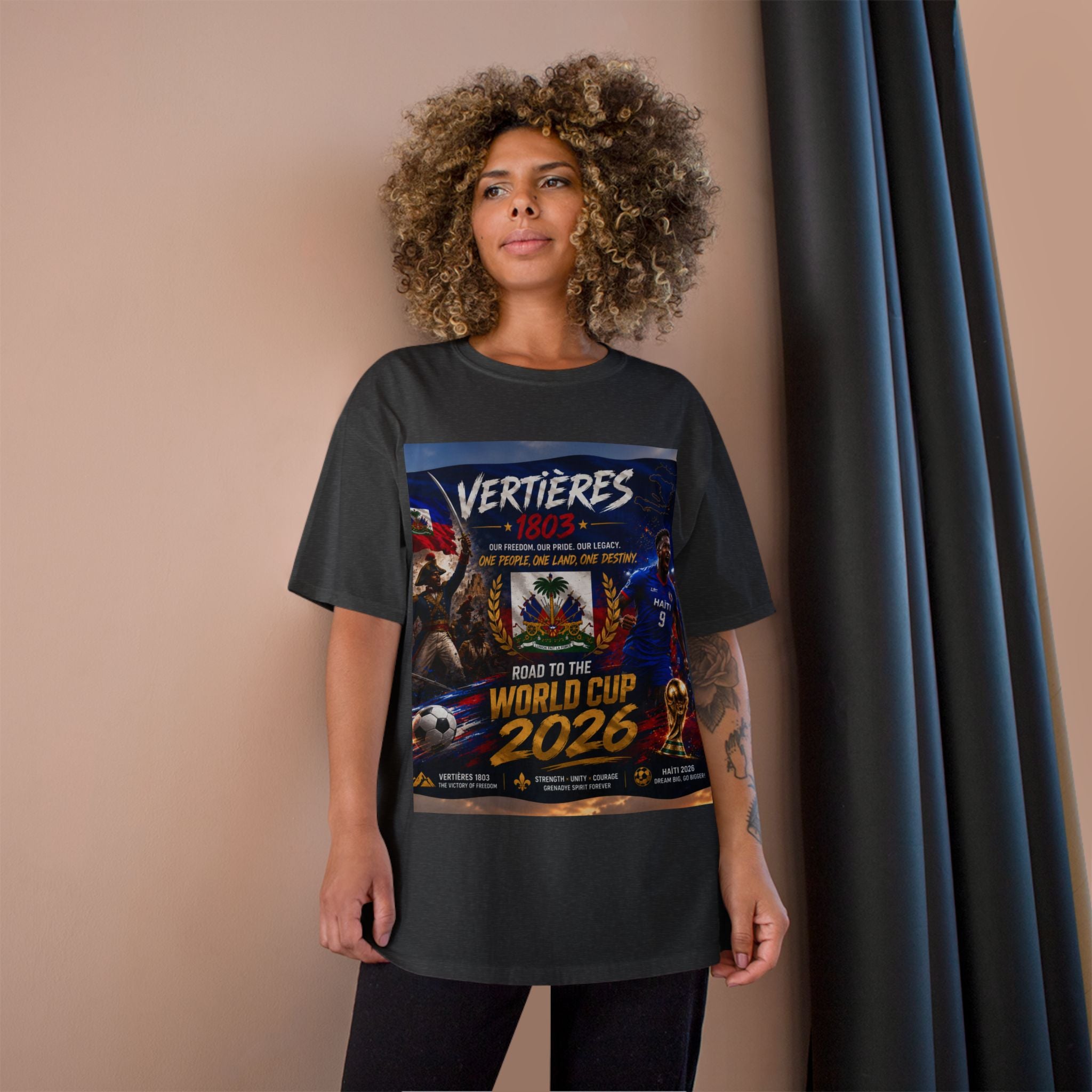 Vertières 1803 World Cup 2026 T-Shirt — Haiti Football Champion Tee