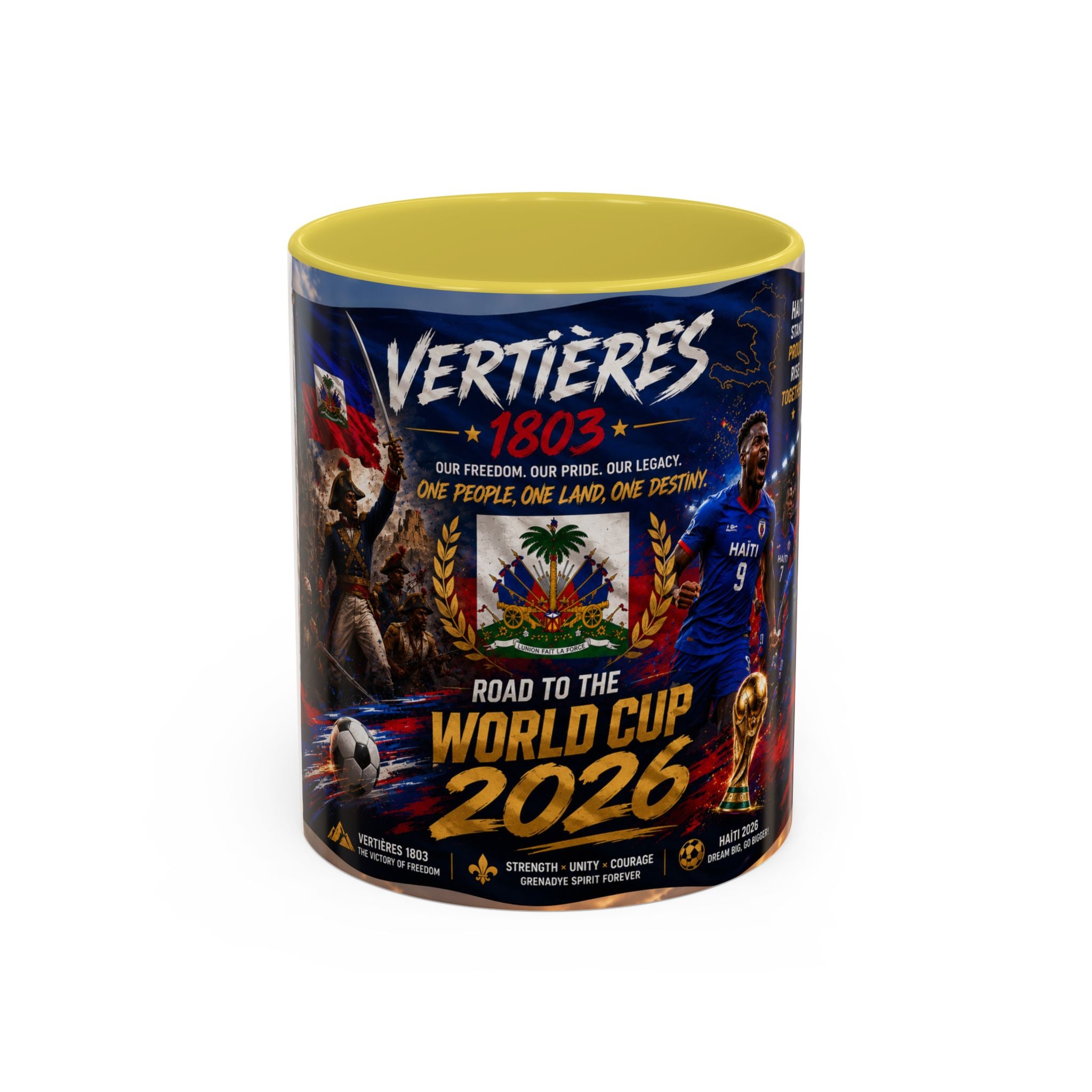 Haiti World Cup 2026 Coffee Mug (11oz/15oz) — Vertières Soccer Fan Gift