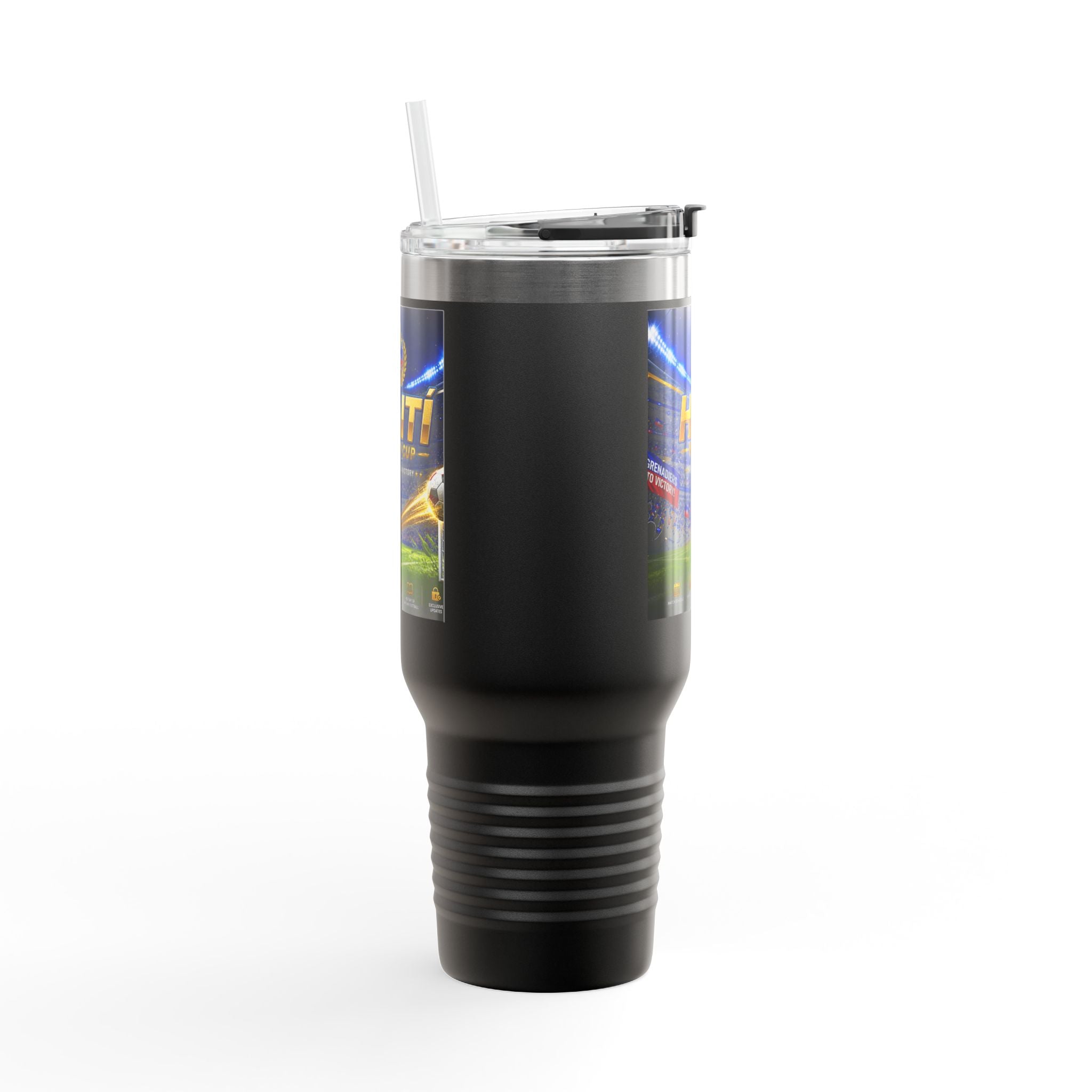 Haiti World Cup 40oz Insulated Travel Mug — Sports Fan Tumbler