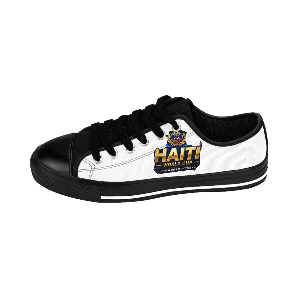 Haiti World Cup Low-Top Sneakers — Men’s Casual Soccer Pride Shoes