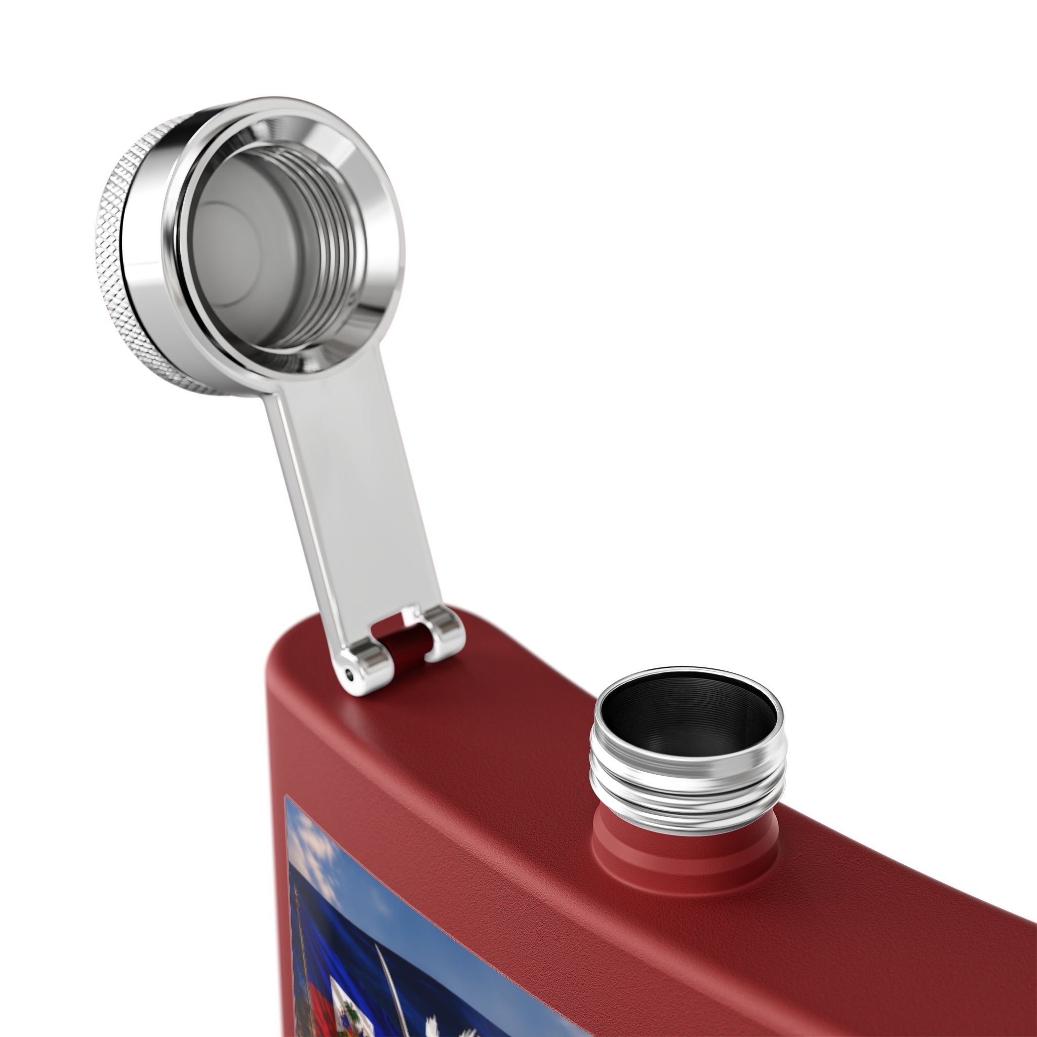 Flask — Haiti Vertières 1803 World Cup 2026 Tribute 6oz Stainless Steel