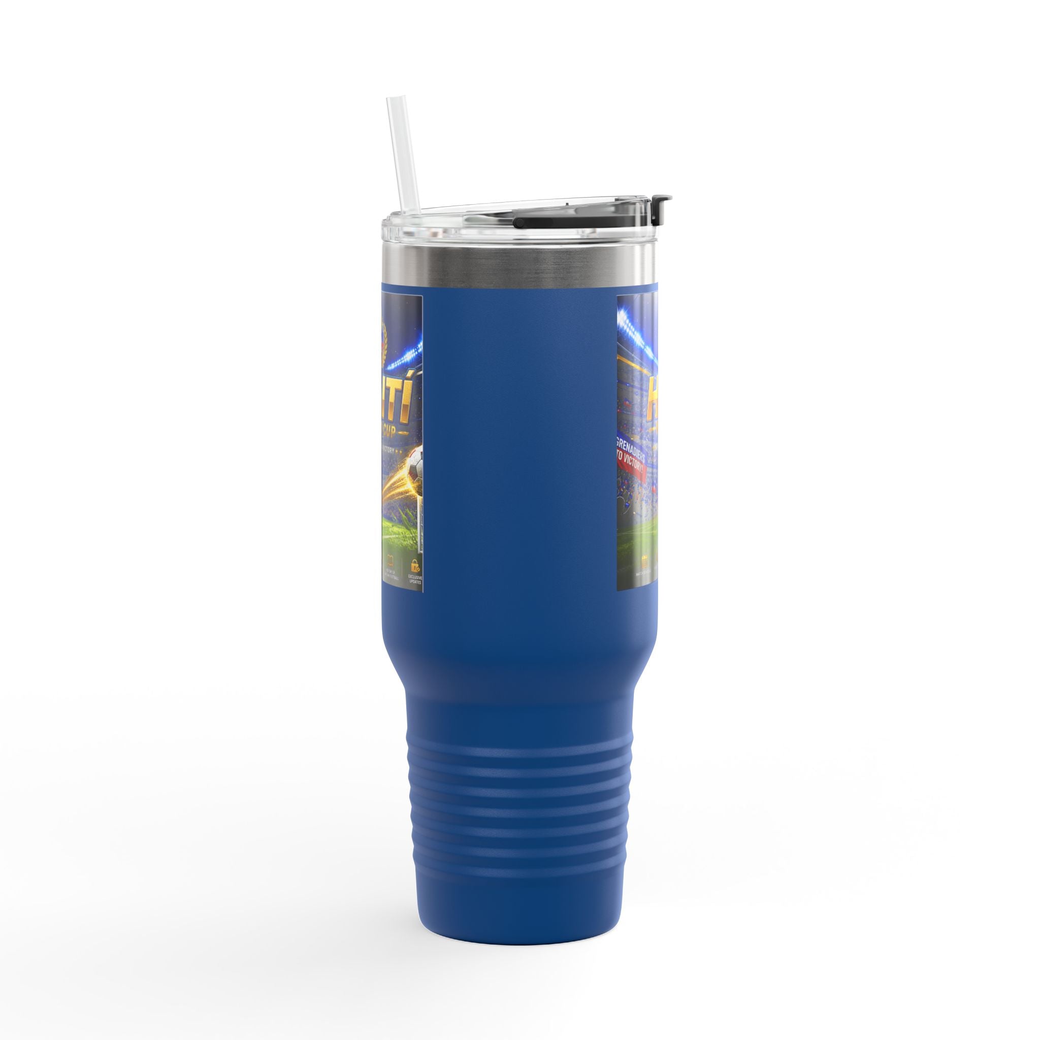 Haiti World Cup 40oz Insulated Travel Mug — Sports Fan Tumbler