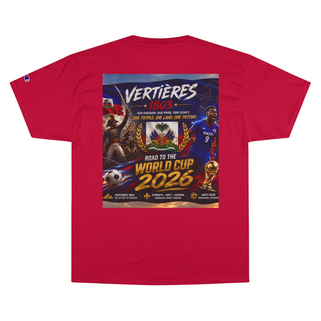 Vertières 1803 Champion T-Shirt – Haiti Road to the World Cup 2026 Soccer Tee
